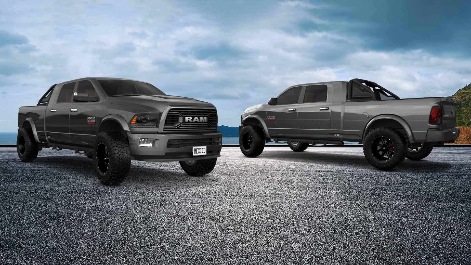 Dodge Ram 2500 Mega Cab 6.4 ft box 4 Door pickup truck 2010 tuning