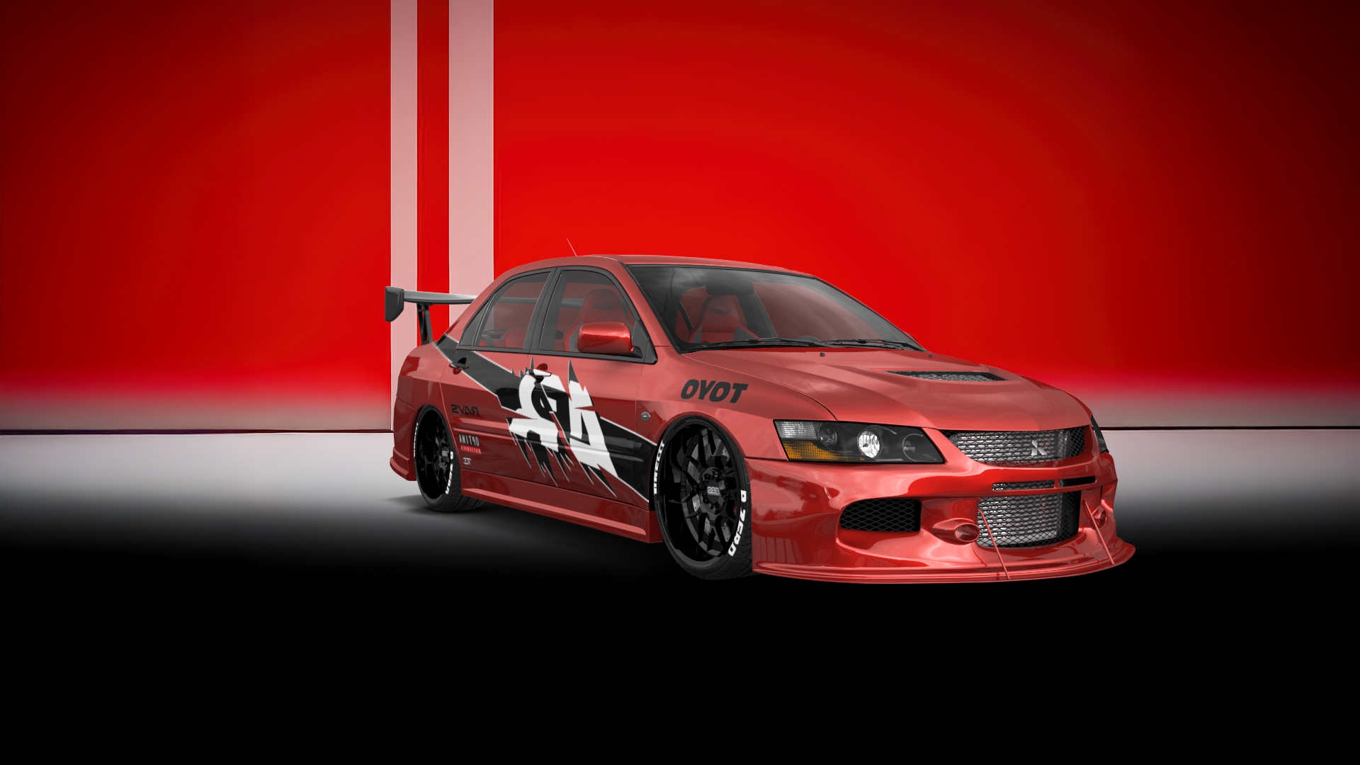 Mitsubishi Lancer Evo IX 4 Door Saloon 2005 tuning