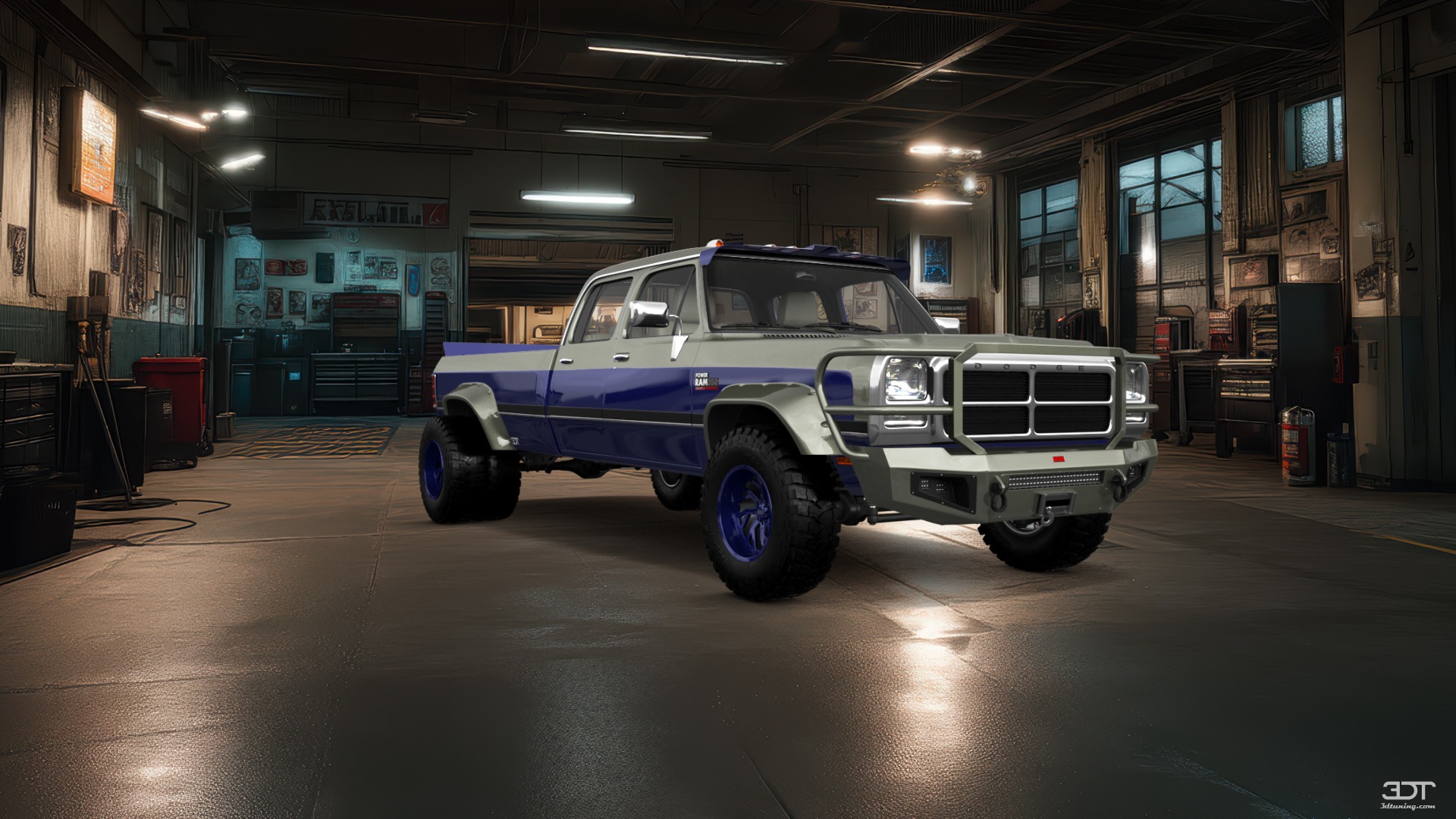 Dodge Ram 350 4 Door pickup truck 1991 tuning