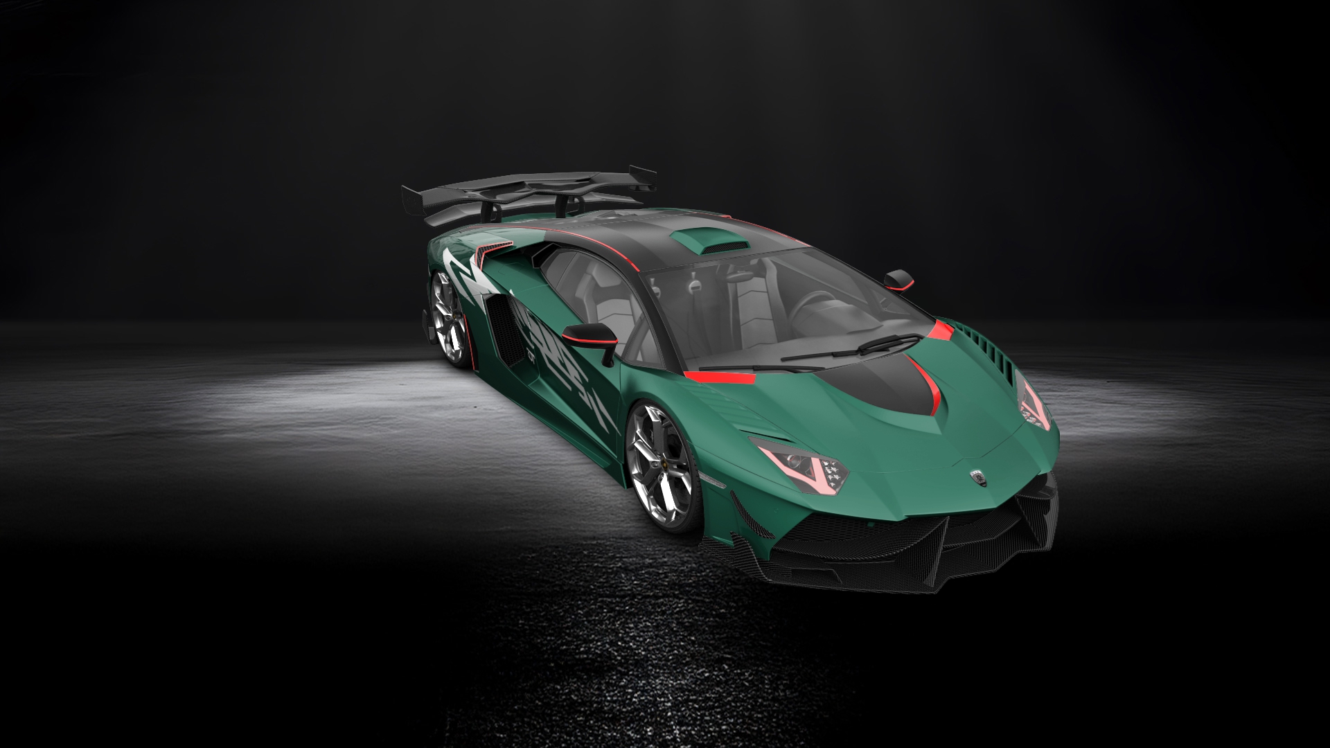 Lamborghini Aventador 2 Door Coupe 2012 tuning