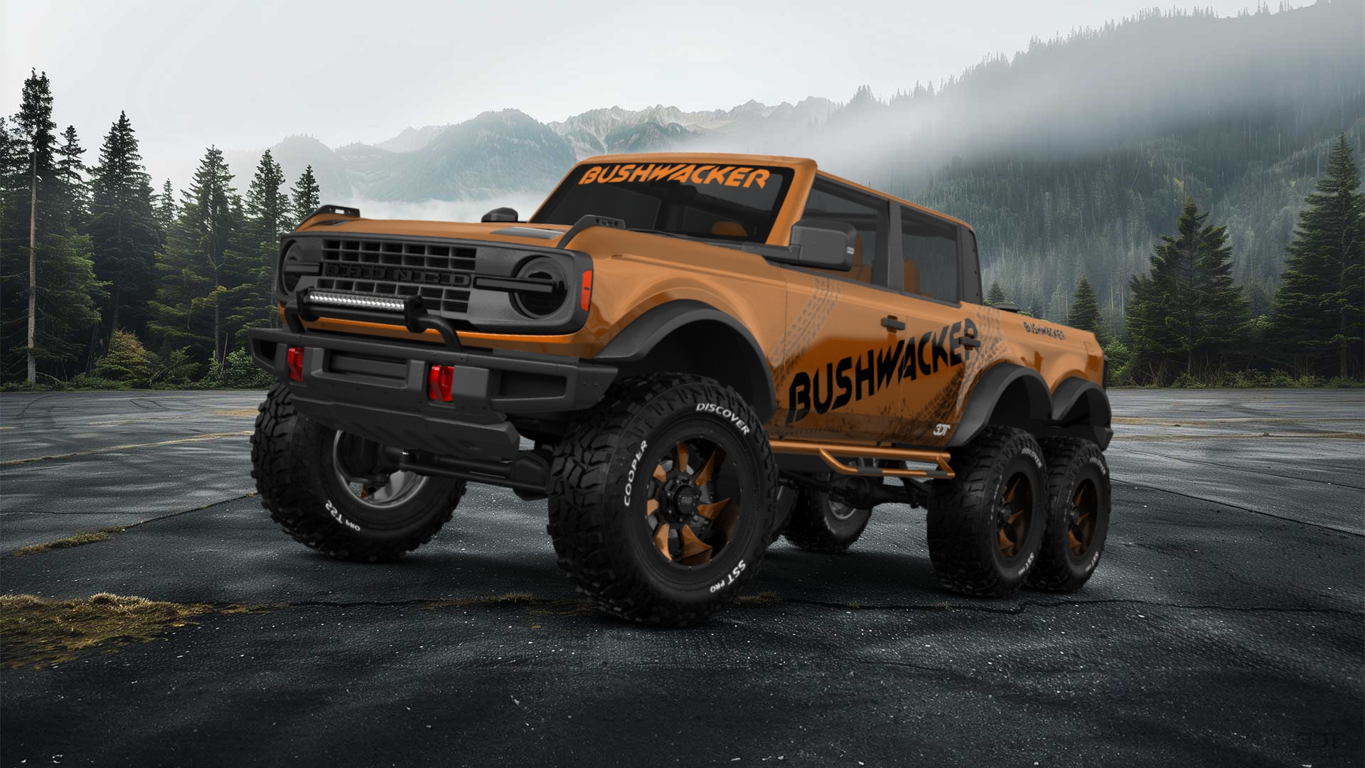 Ford Bronco 6X6 4 Door pickup truck 2021 tuning