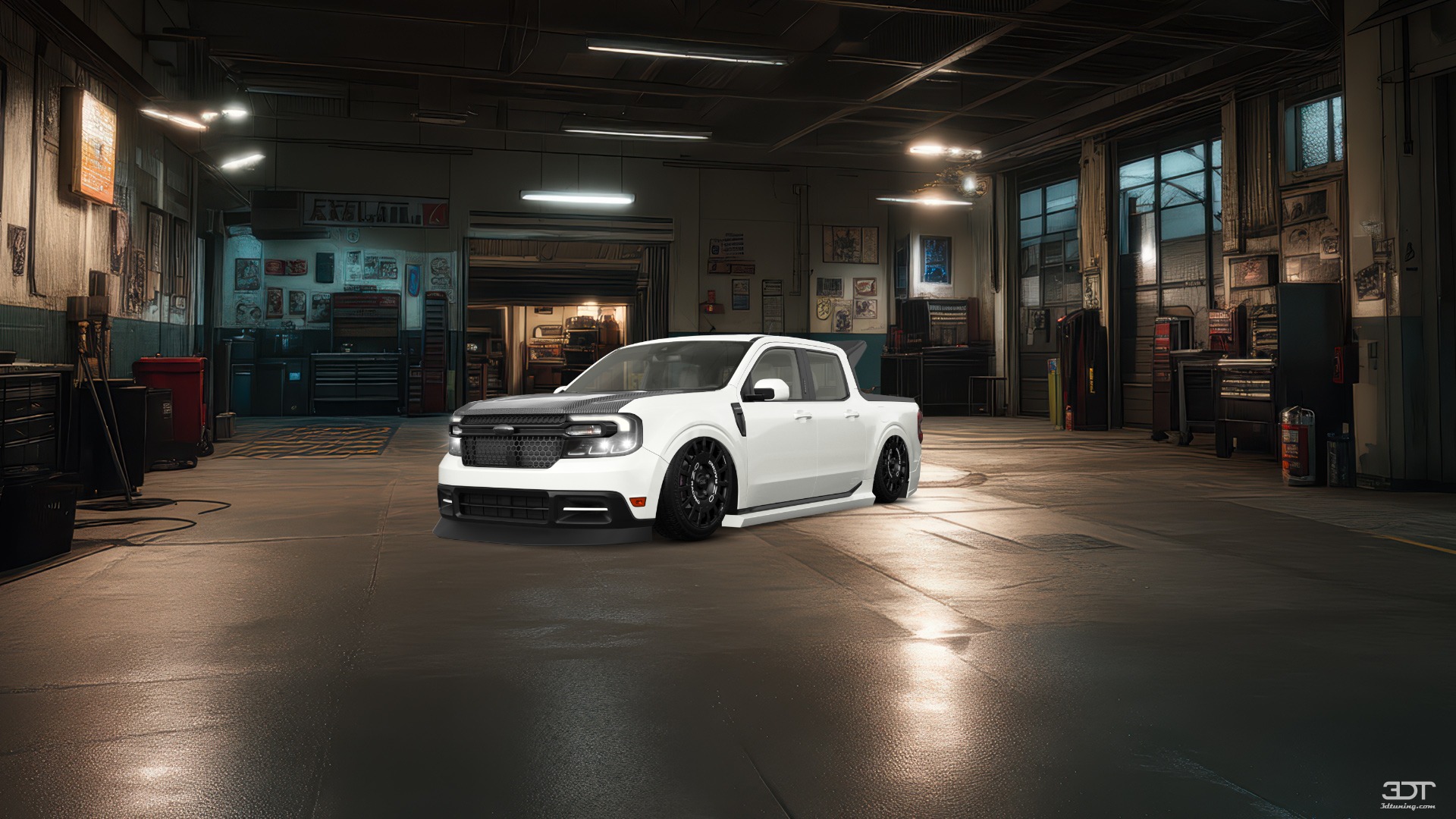 Ford Maverick 4 Door pickup truck 2022 tuning