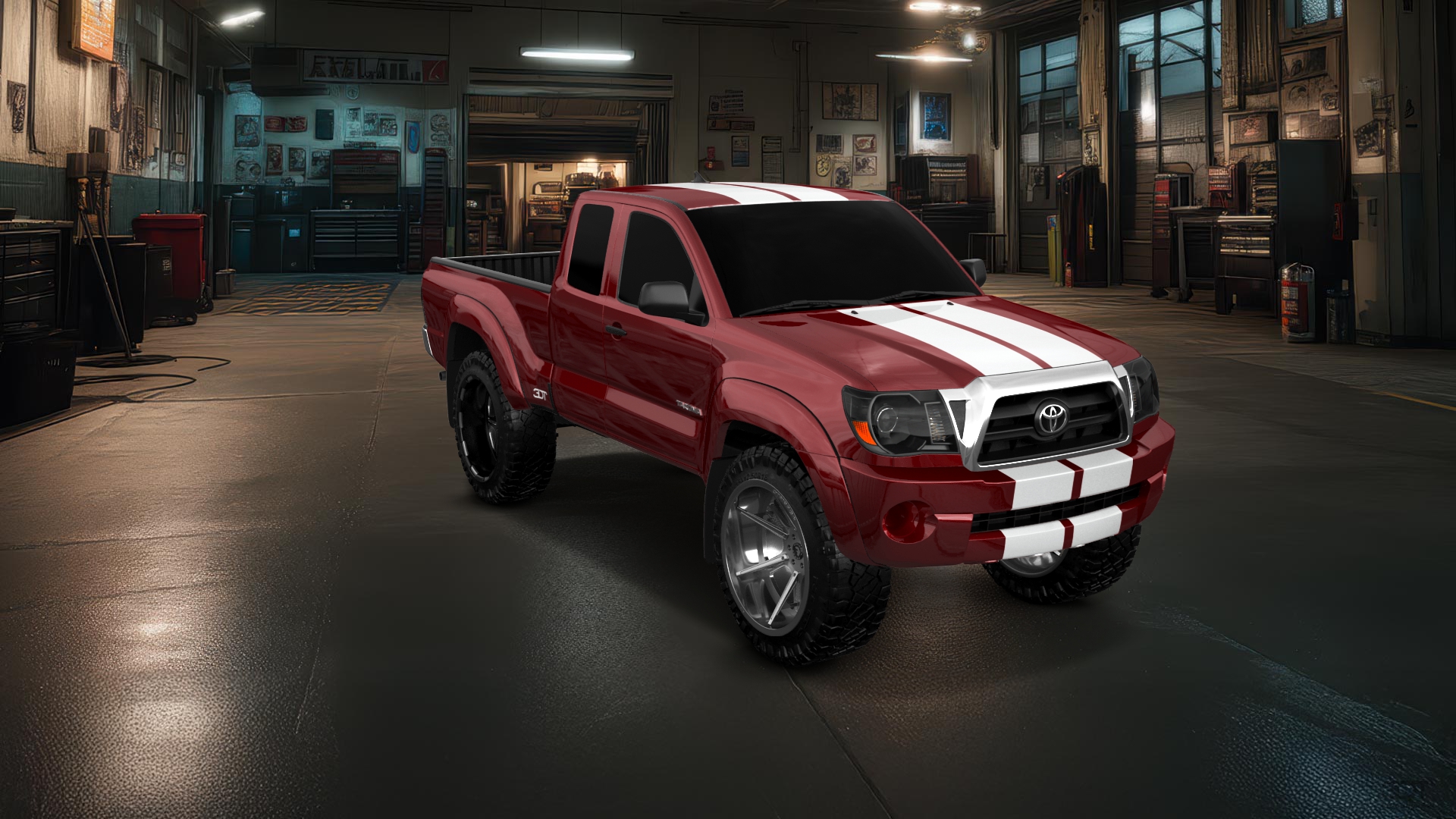 Toyota Tacoma Access Cab 6.2 ft box Pickup Truck 2005 tuning