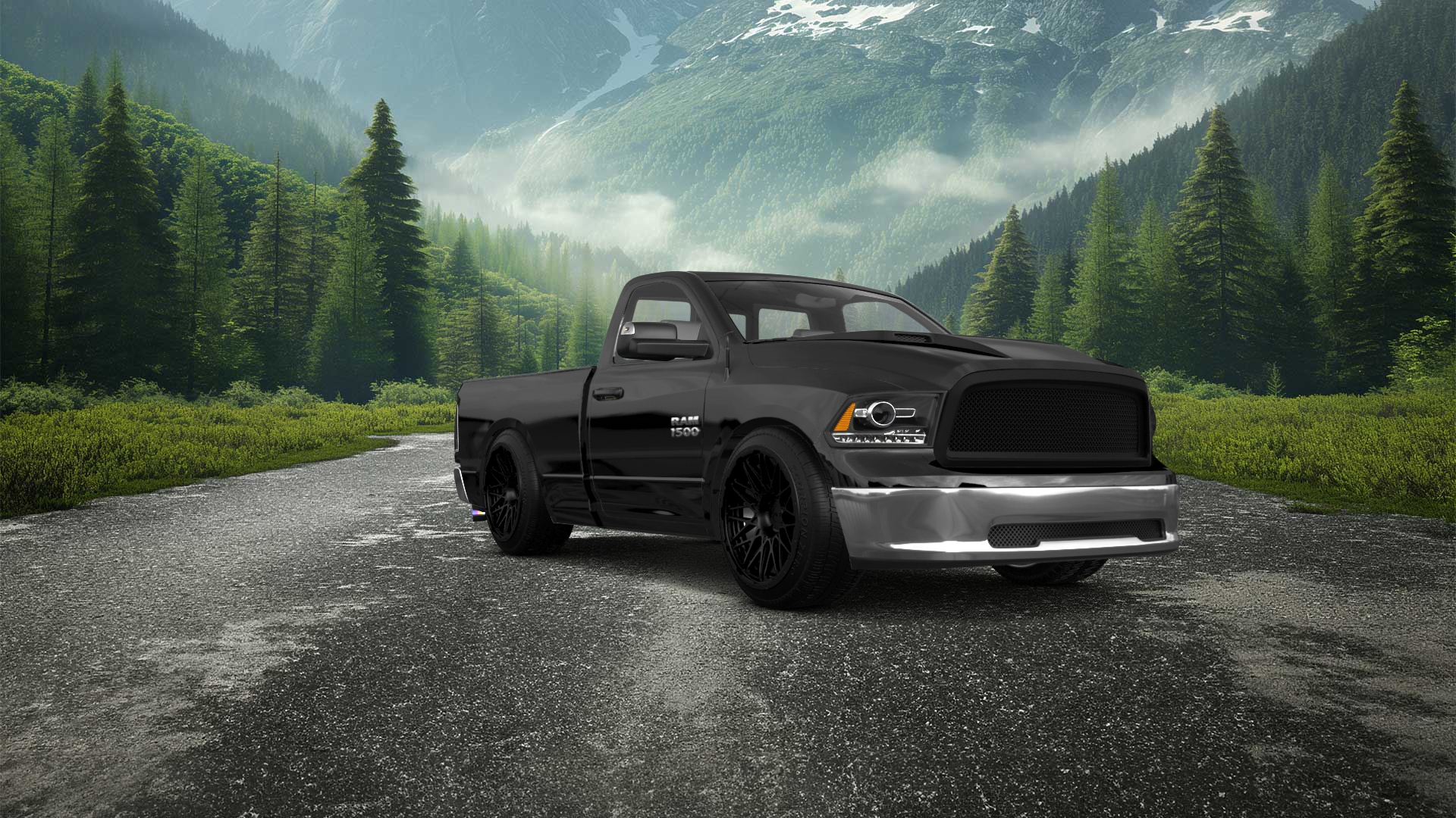 Dodge Ram 1500 6.4' box Regular Cab 2009