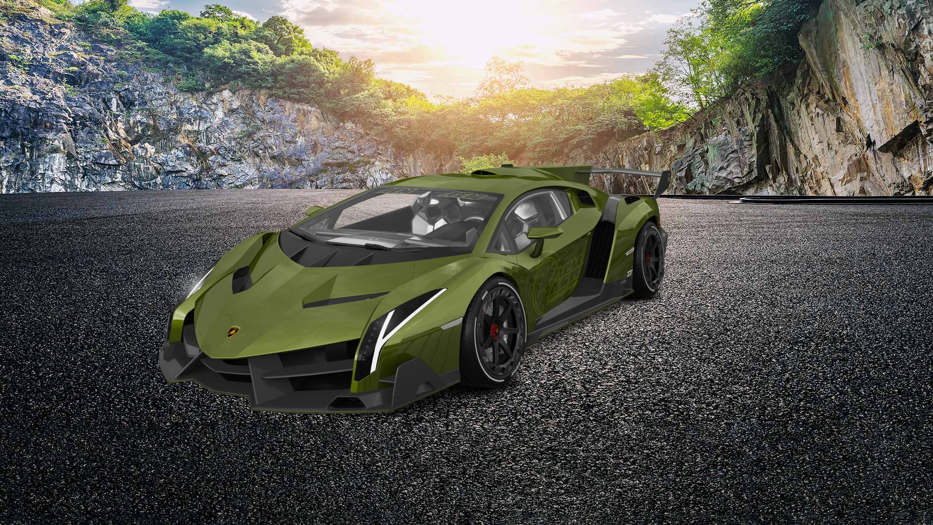 Lamborghini Veneno 2 Door Coupe 2013 tuning