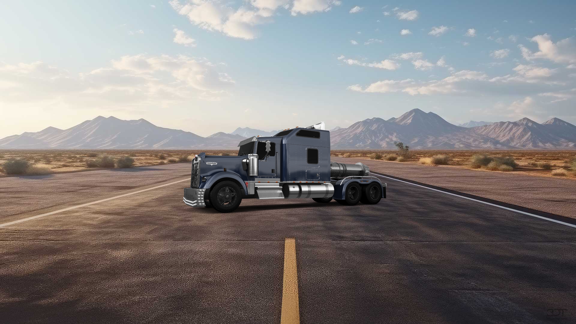 Kenworth W900 Sleeper Cab Truck 2015