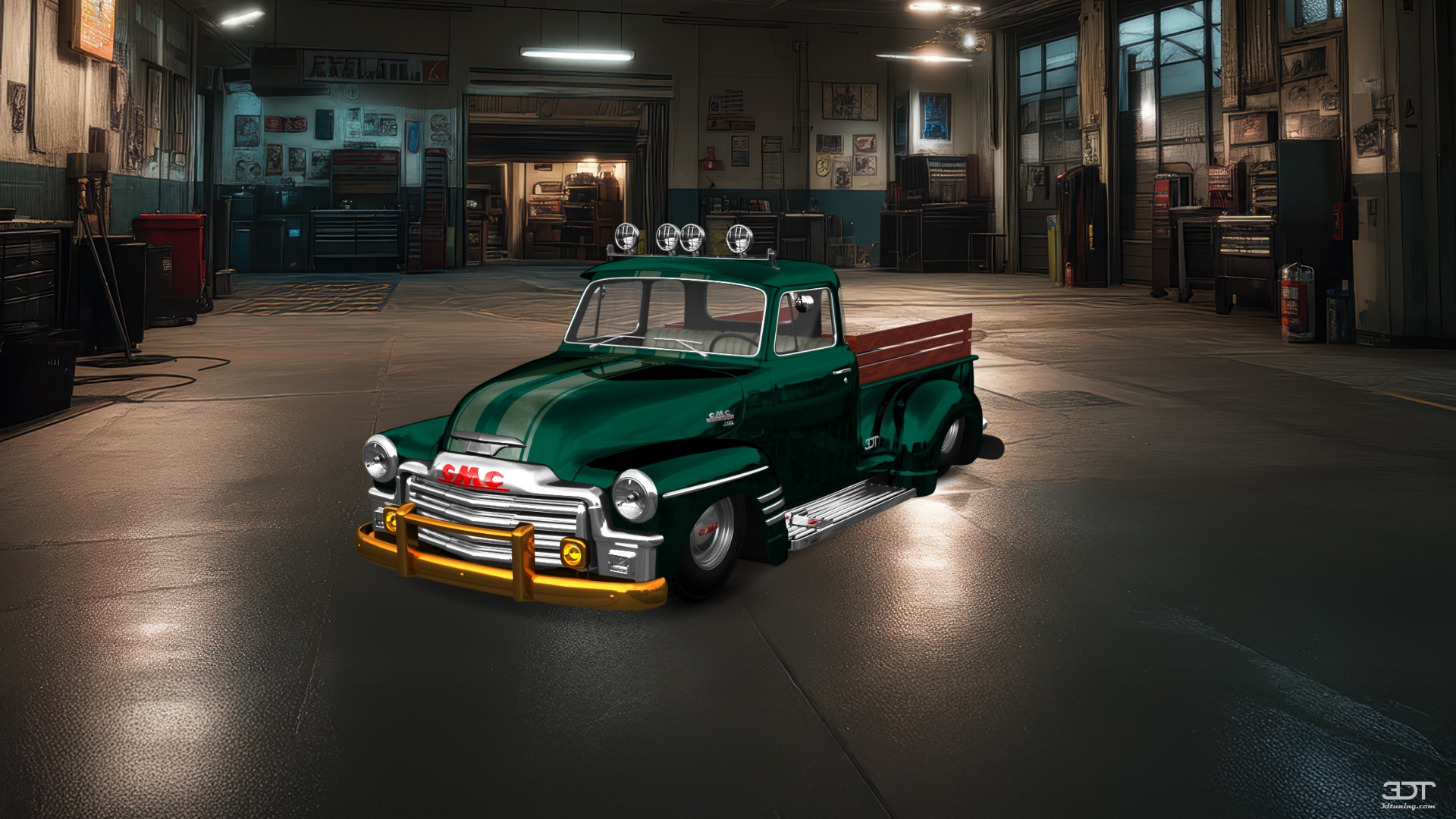 GMC 100 Stepside 2 Door pickup truck 1954 tuning
