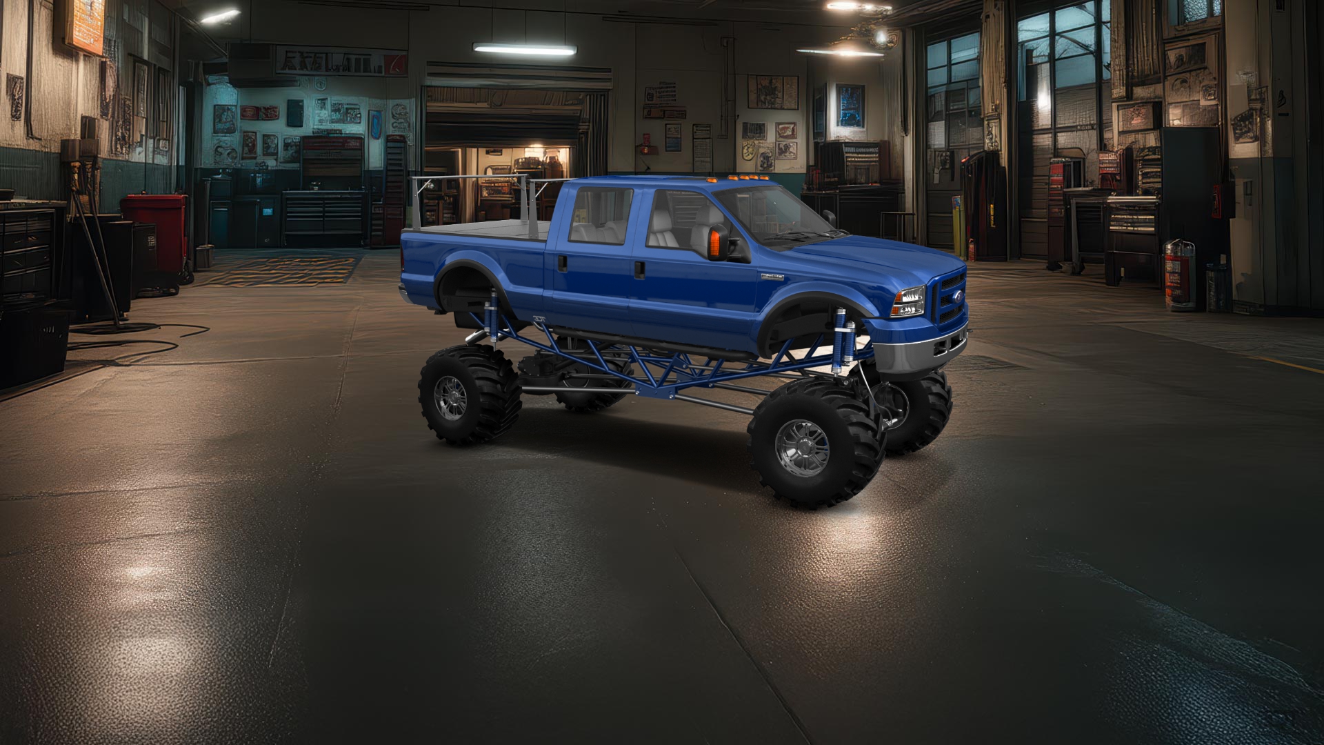 Ford F-250 Crew Cab 4 Door pickup truck 1999 tuning