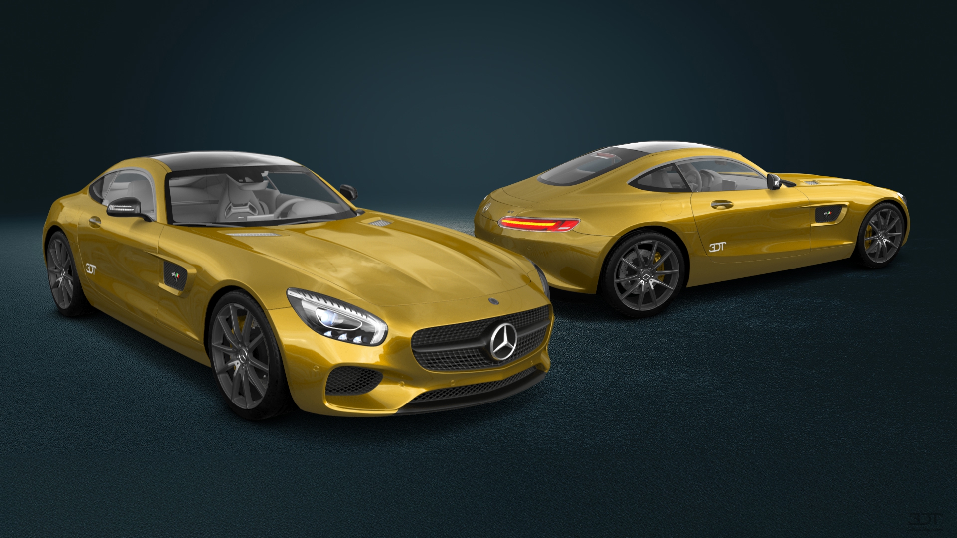 Mercedes AMG GT 2 door fastback coupe 2015