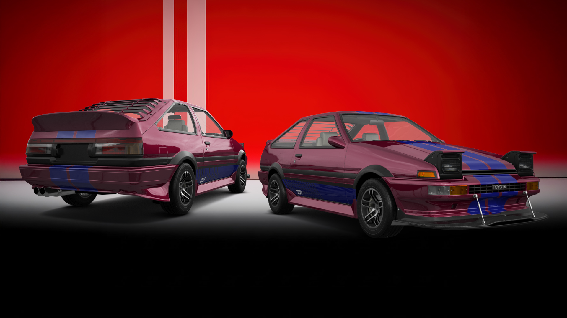 Toyota AE86 3 Door Hatchback 1985 tuning