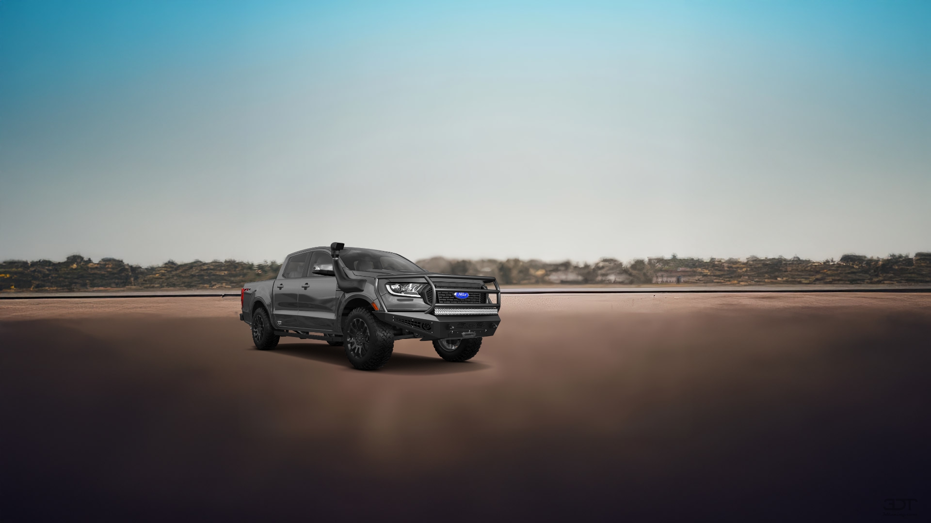 Ford Ranger 4 Door pickup truck 2019 tuning