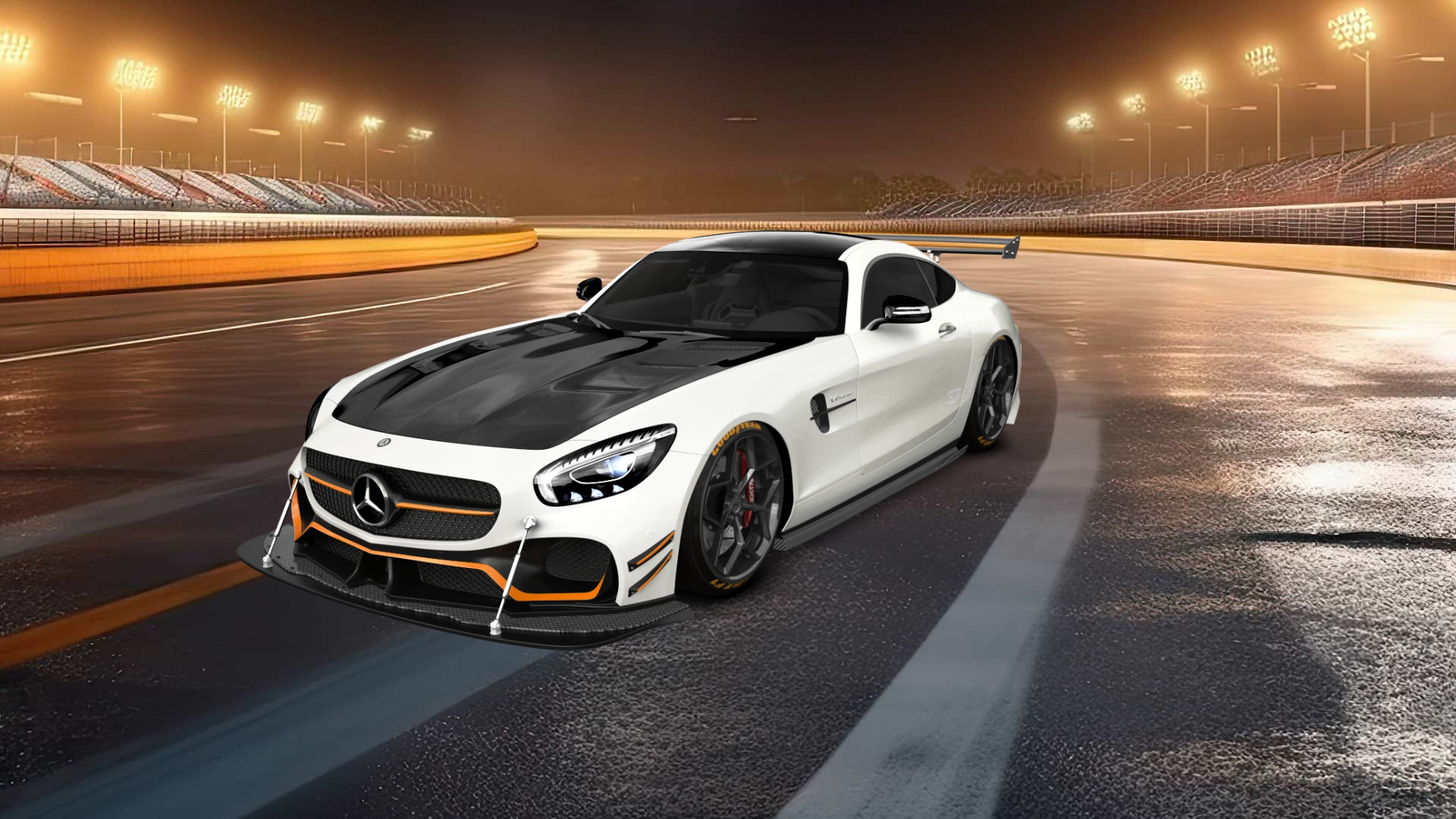 Mercedes AMG GT 2 door fastback coupe 2015 tuning