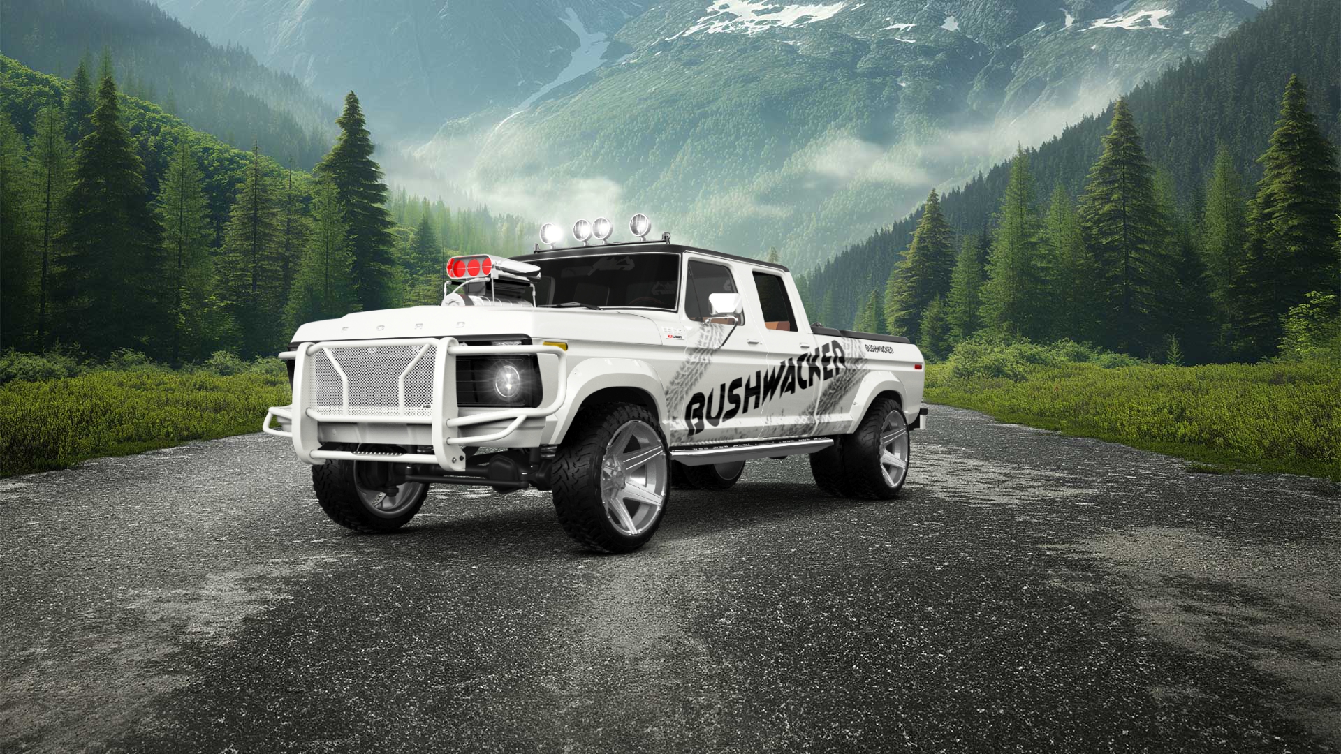 Ford F-350 Dually 4 Door pickup truck 1973 Images