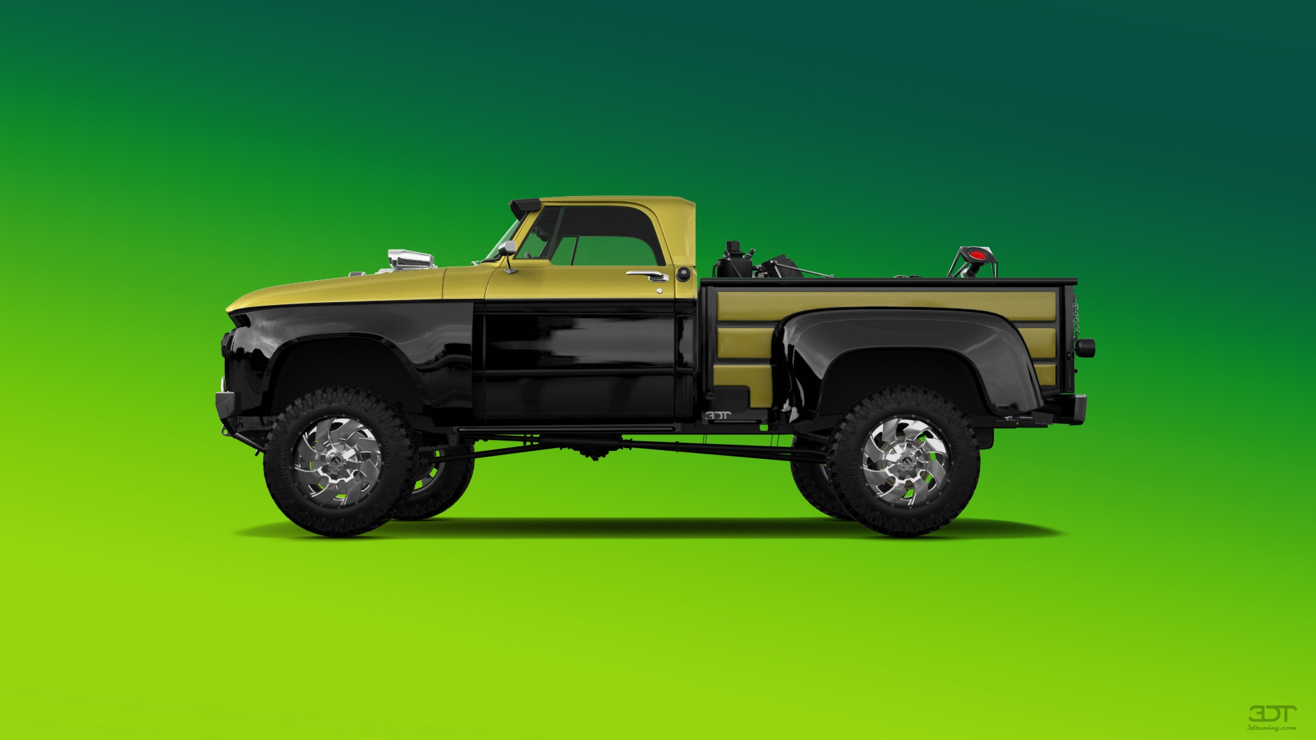 Dodge D-100 Stepside 2 Door pickup truck 1961 tuning