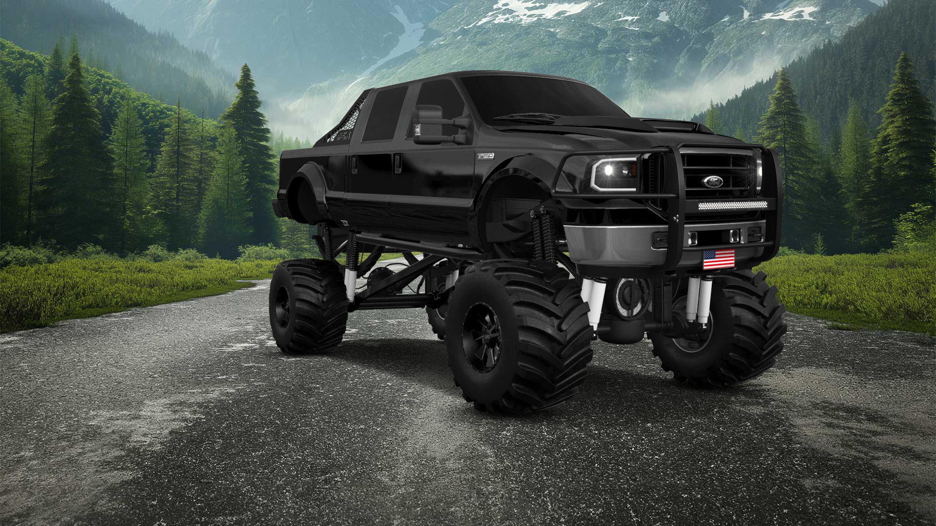 Ford F-250 Crew Cab 4 Door pickup truck 1999