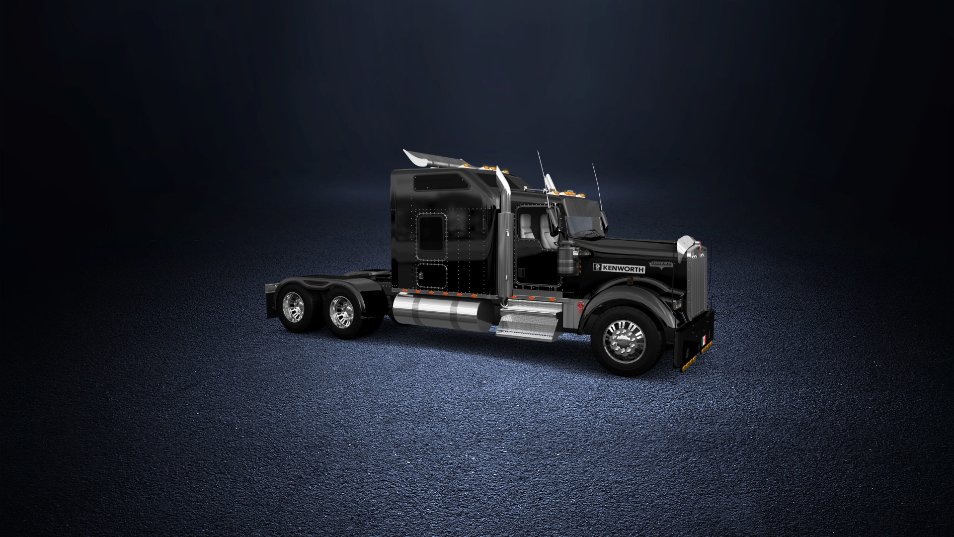 Kenworth W900 Sleeper Cab Truck 2015 tuning