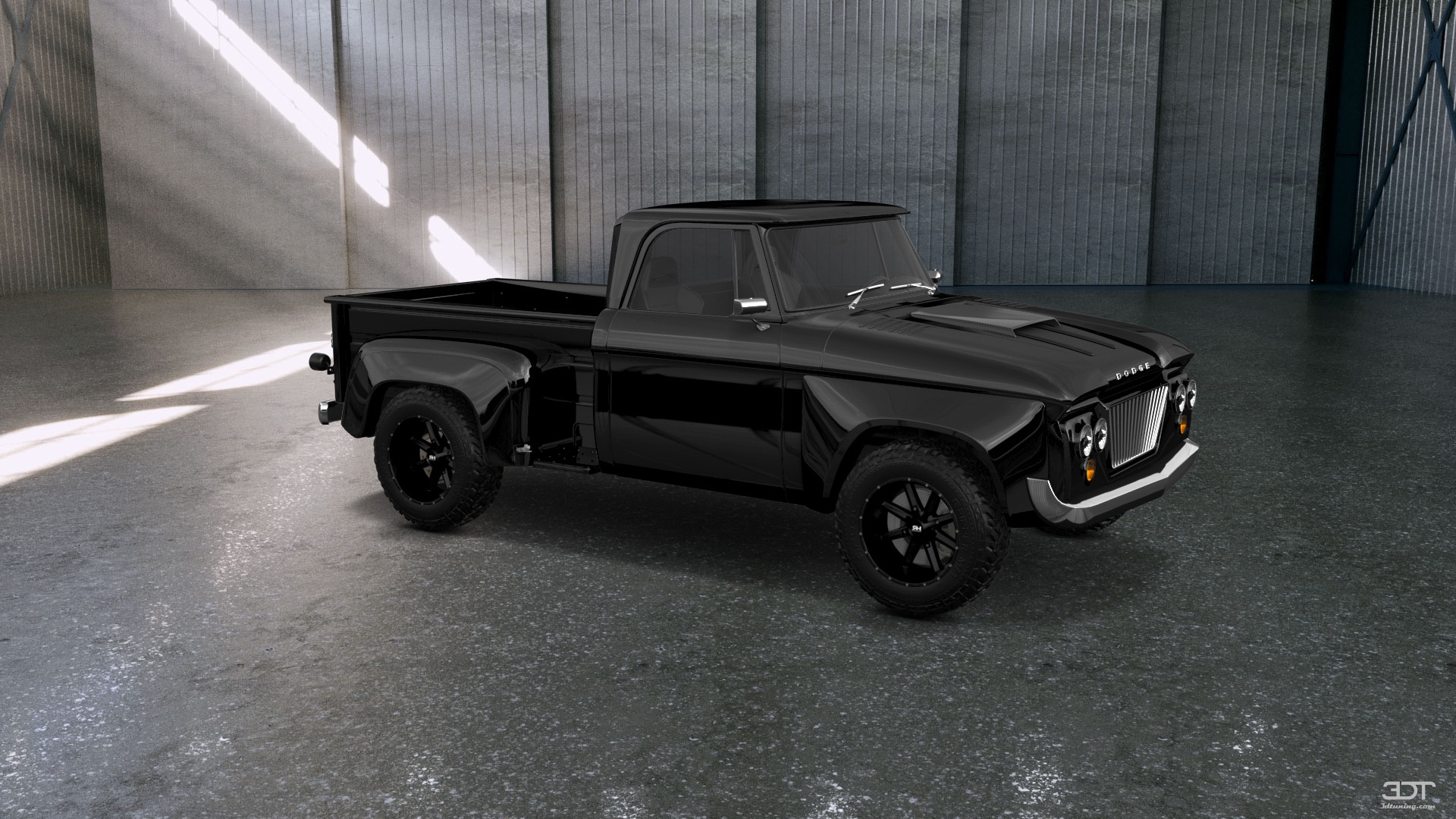 Dodge D-100 Stepside 2 Door pickup truck 1961 tuning