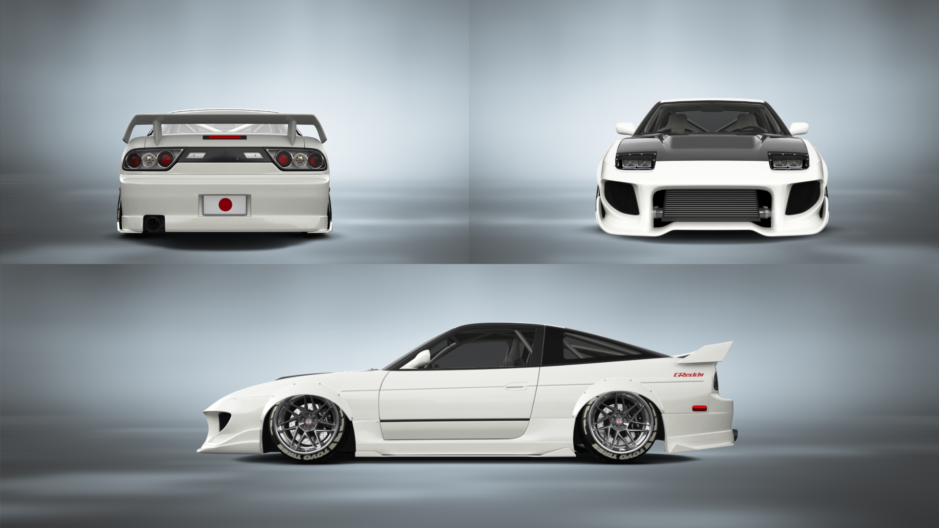 Nissan 240SX 3 Door Hatchback 1989 tuning