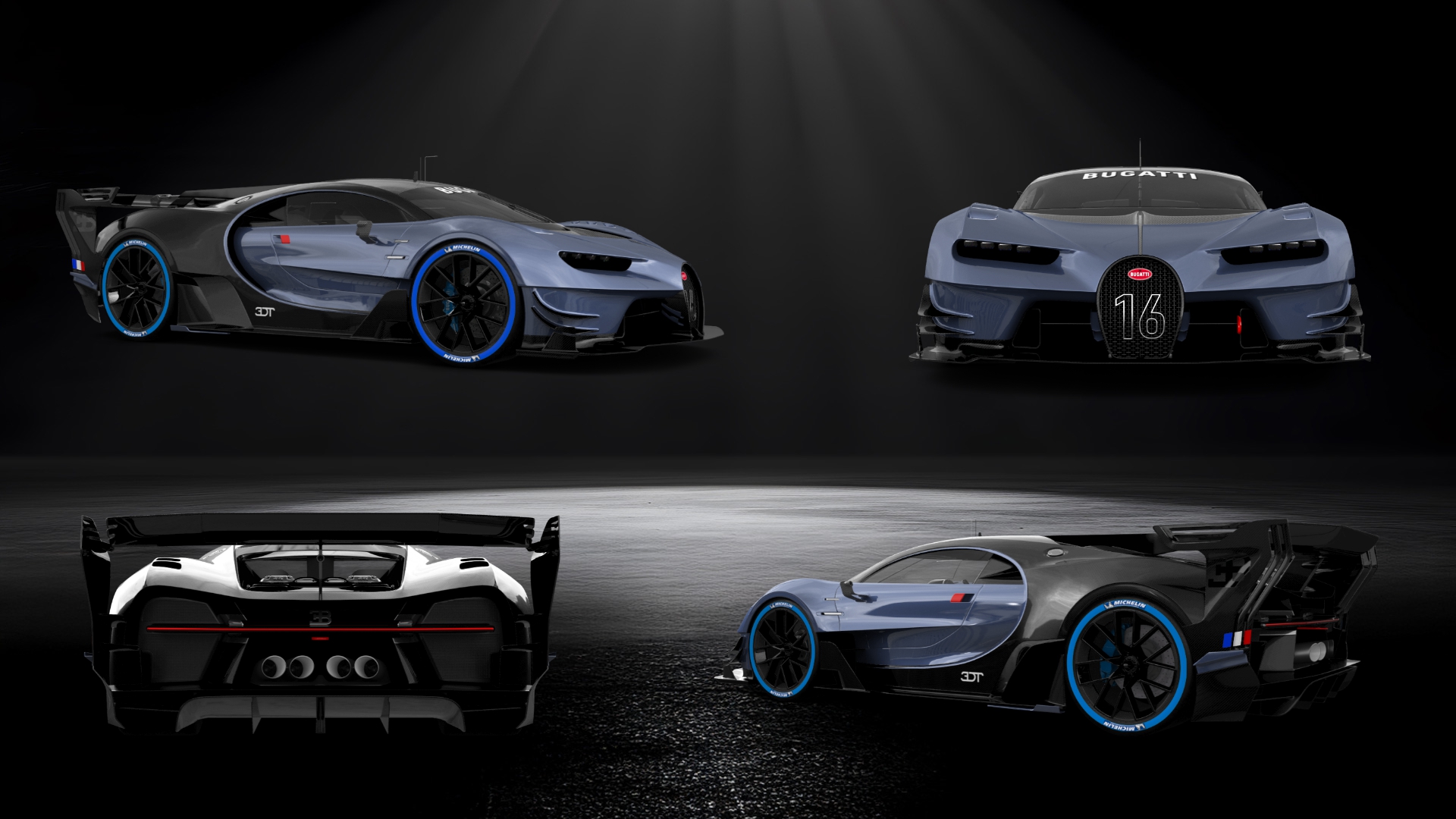 Bugatti Vision GT Supercar 2015 tuning