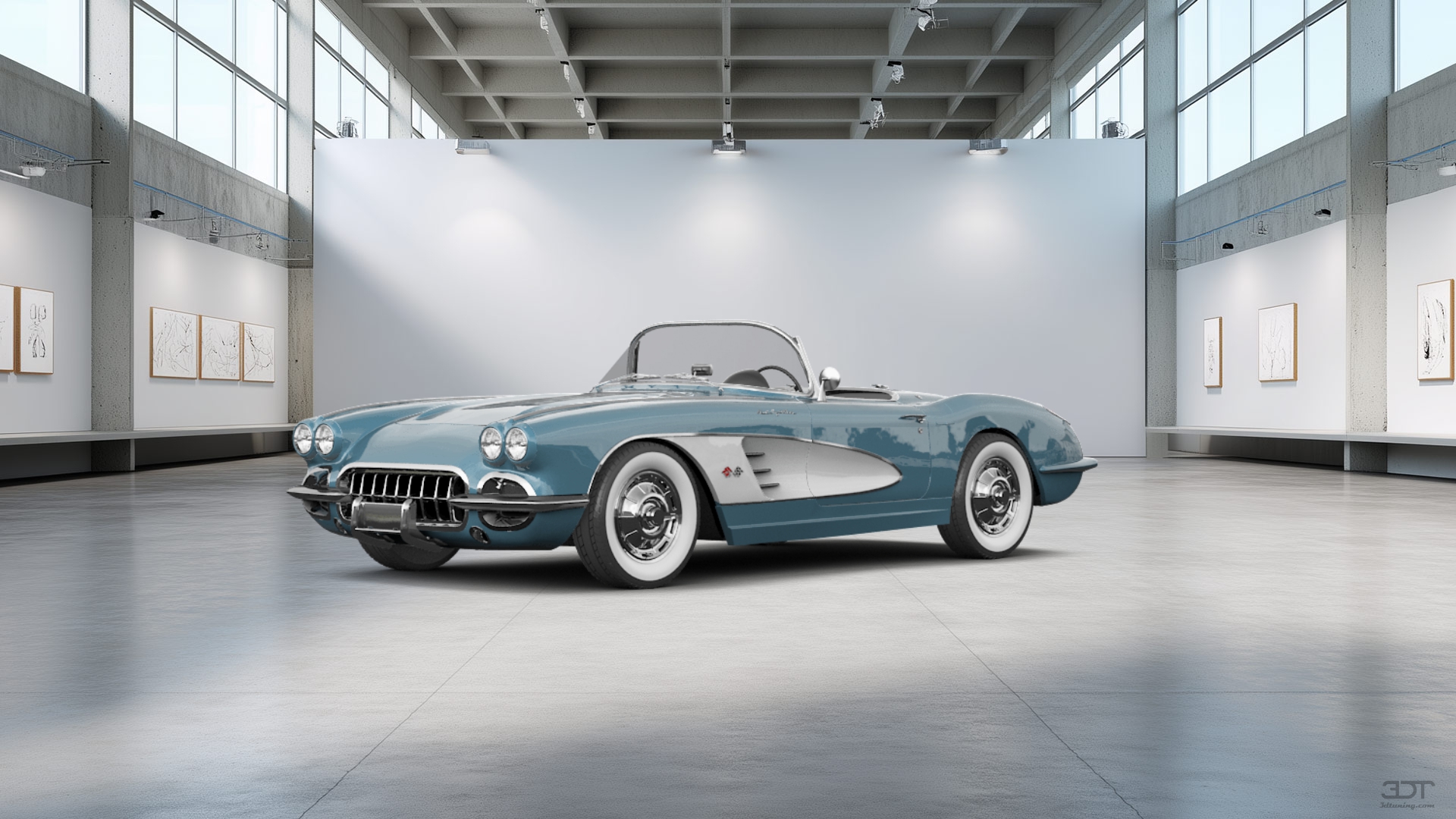Chevrolet Corvette Convertible Coupe 1958 tuning