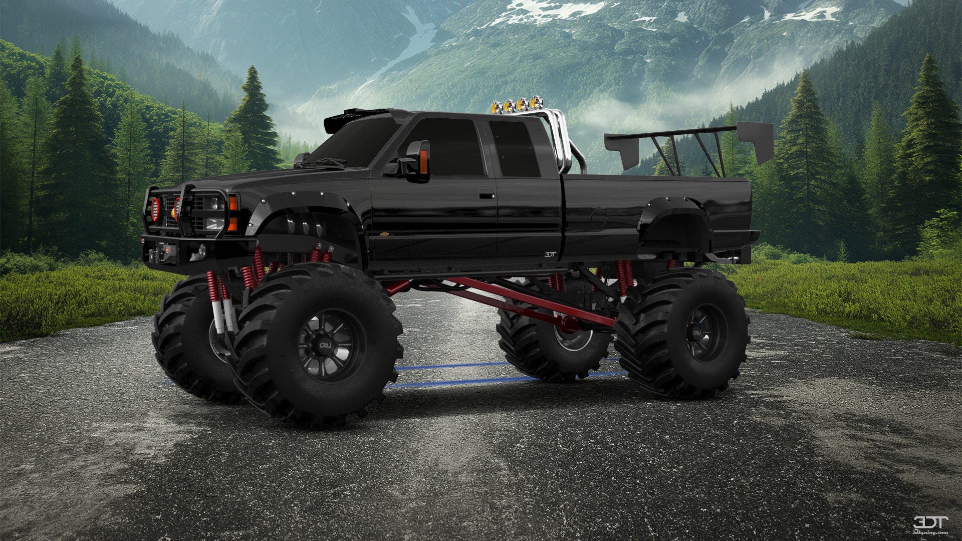 Chevrolet K3500 Extended Cab Pickup Truck 1988 tuning