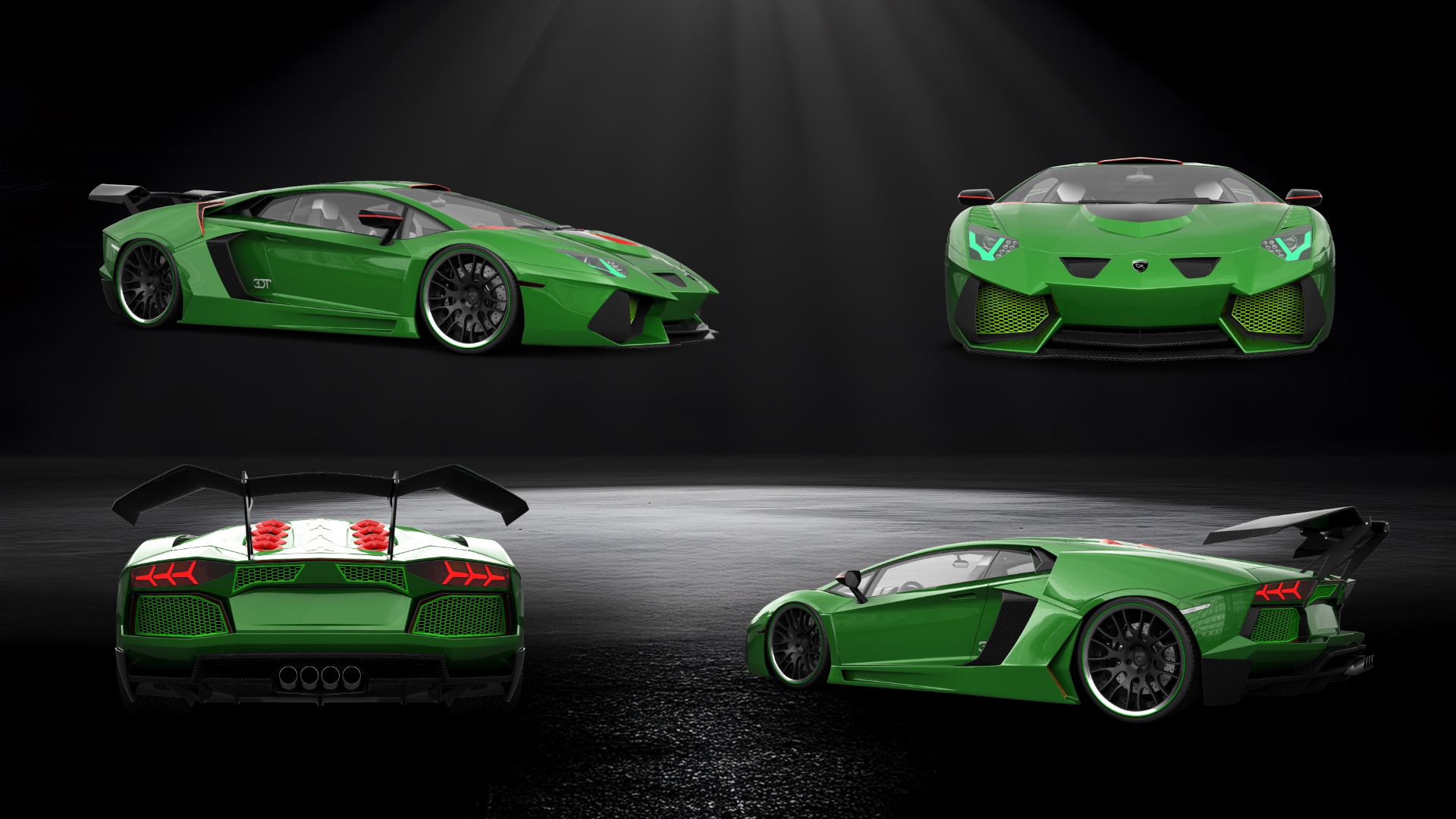 Lamborghini Aventador 2 Door Coupe 2012 tuning