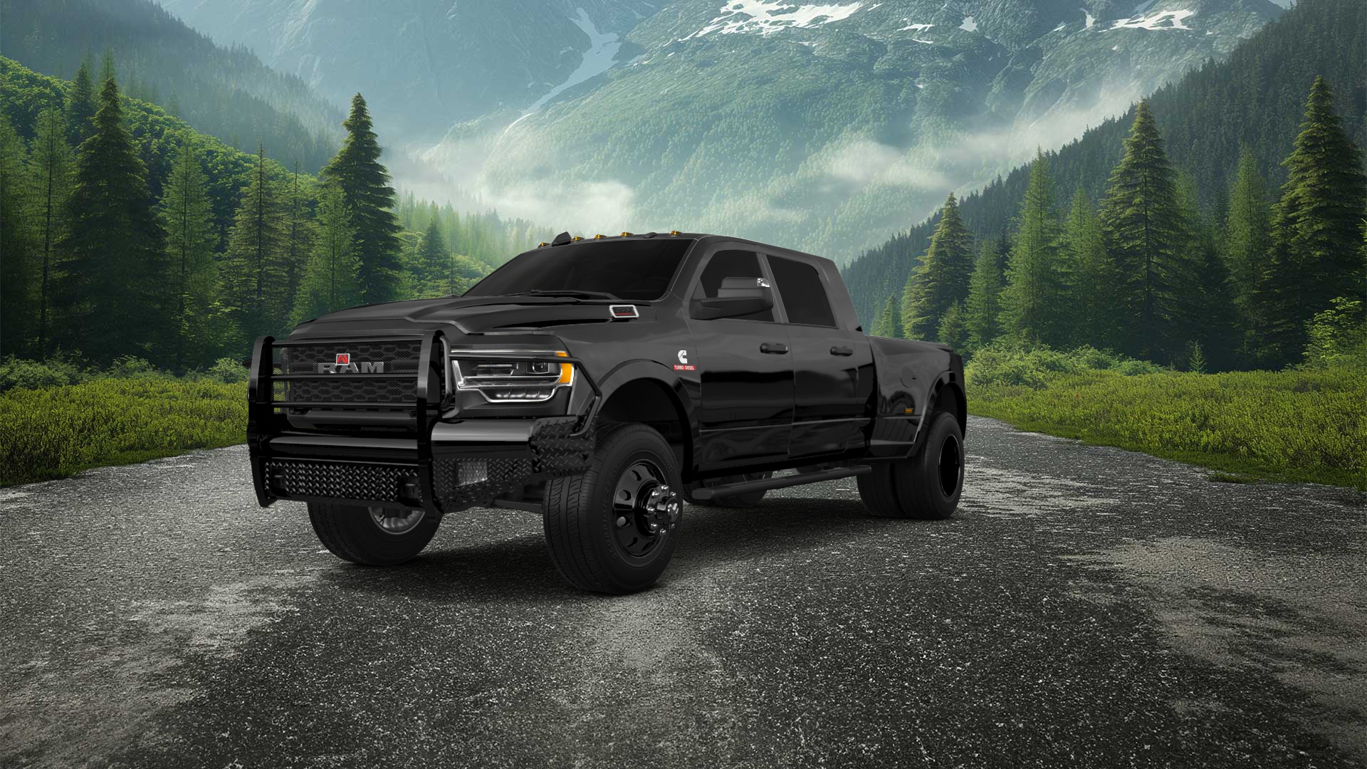Dodge Ram 3500 4 Door pickup truck 2020 tuning
