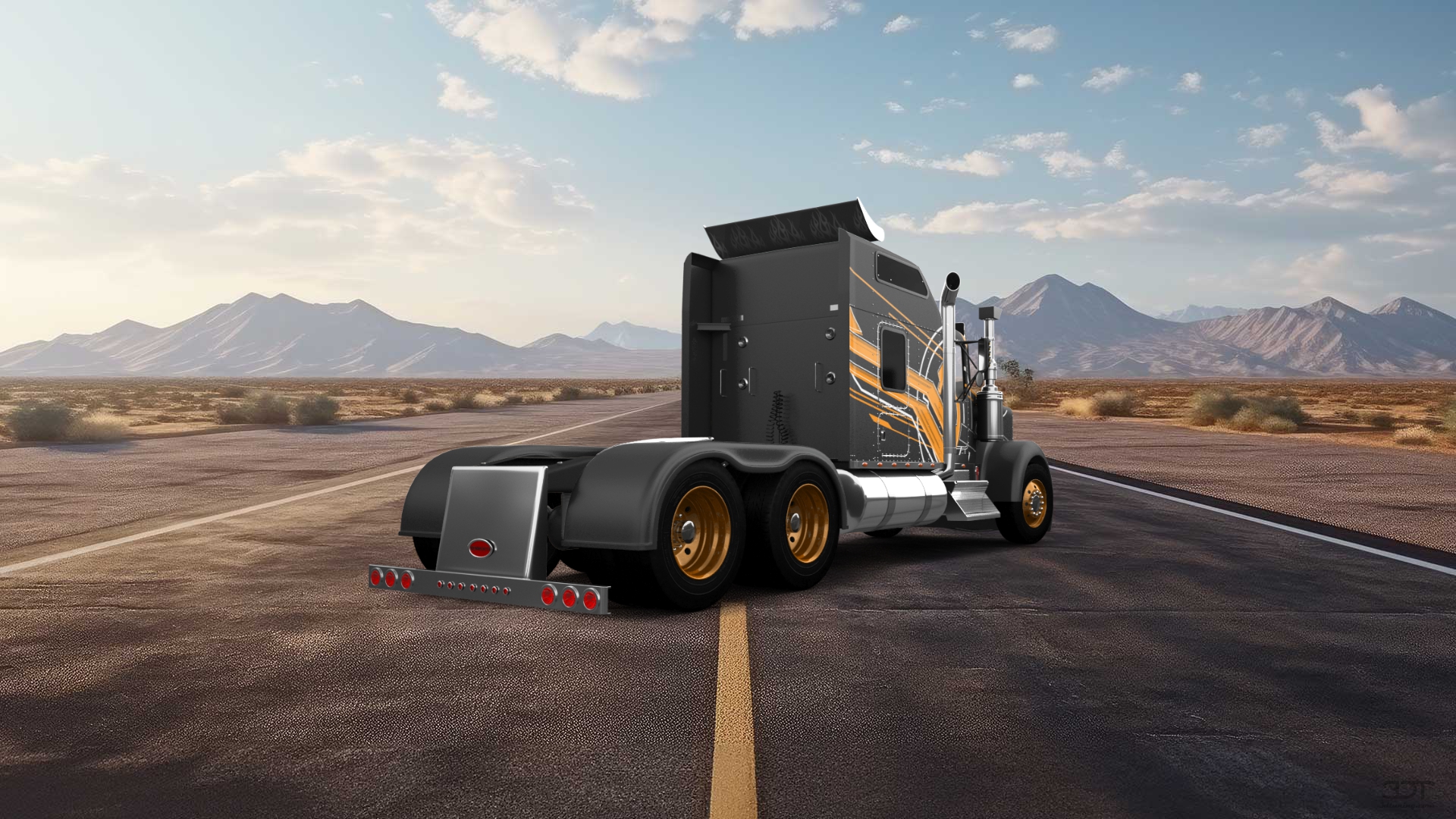 Kenworth W900 Sleeper Cab Truck 2015