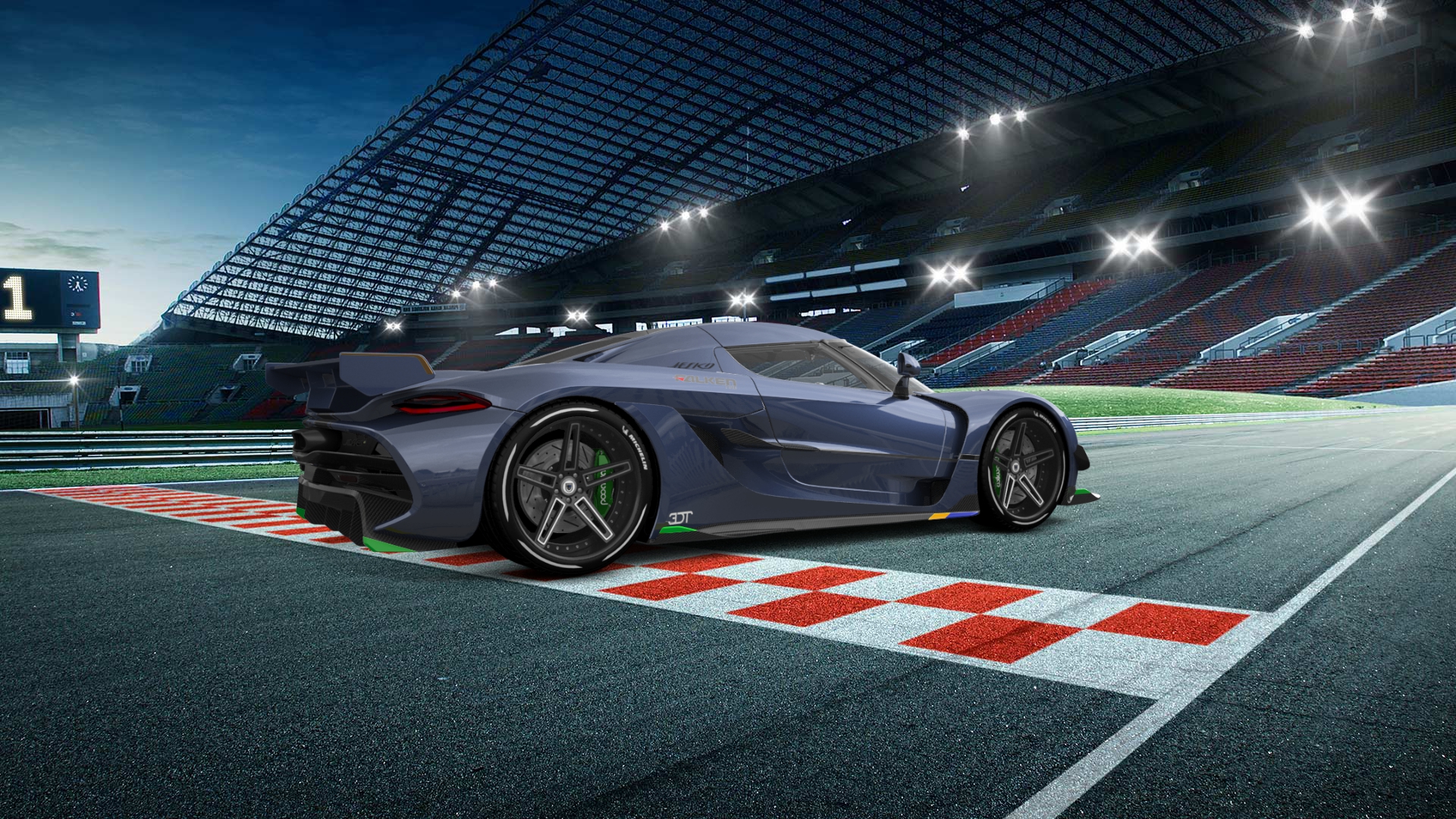 Koenigsegg Jesko 2 door targa top 2020