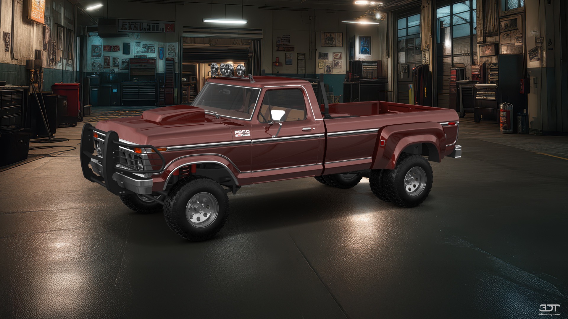 Ford F-350 Dually 2 Door pickup truck 1974 tuning