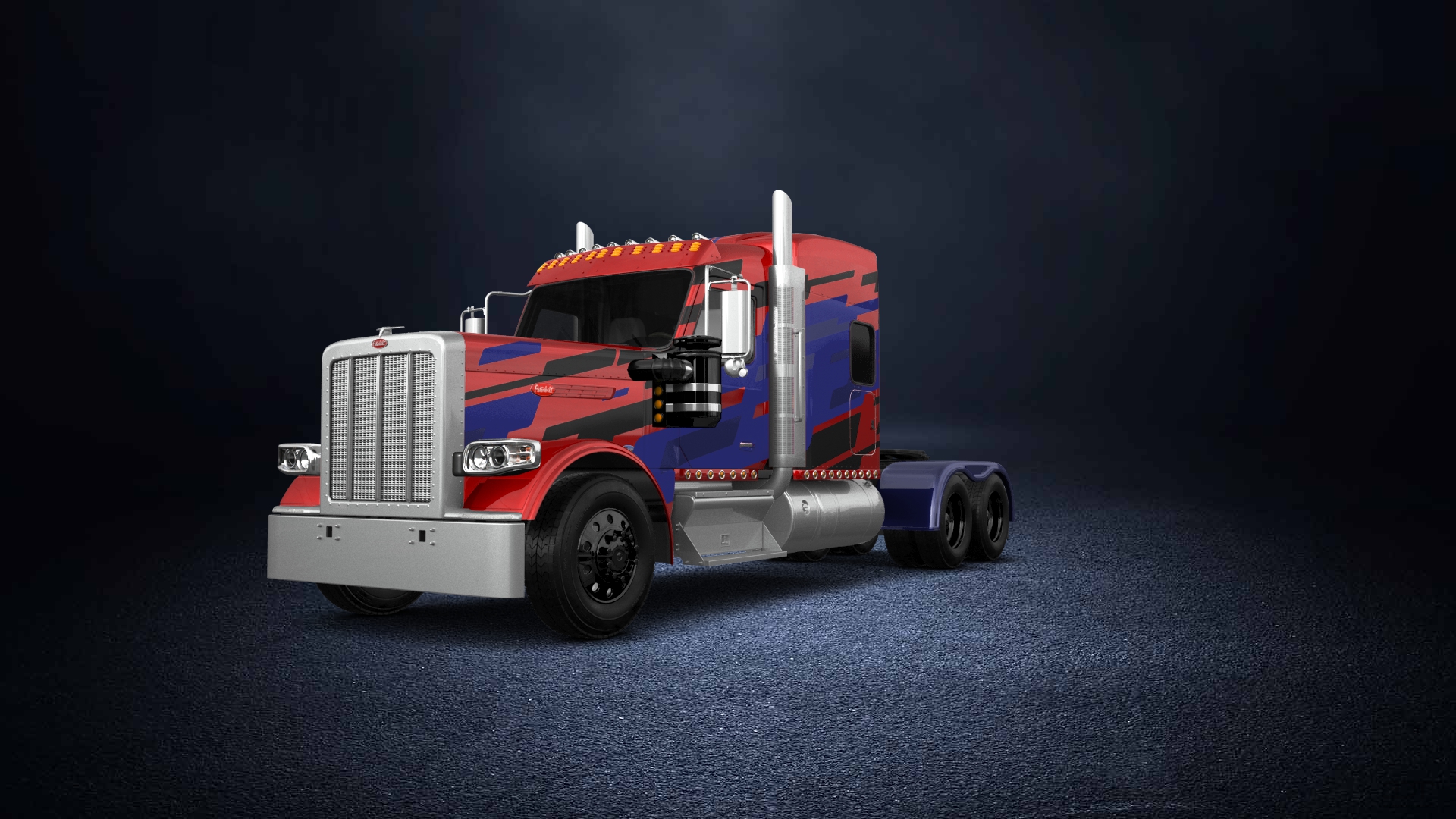 Peterbilt 589 Sleeper Cab Truck 2024 tuning