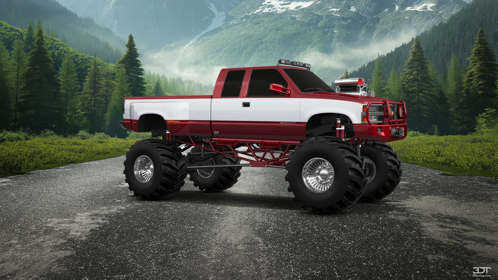 Chevrolet K3500 Extended Cab Pickup Truck 1988