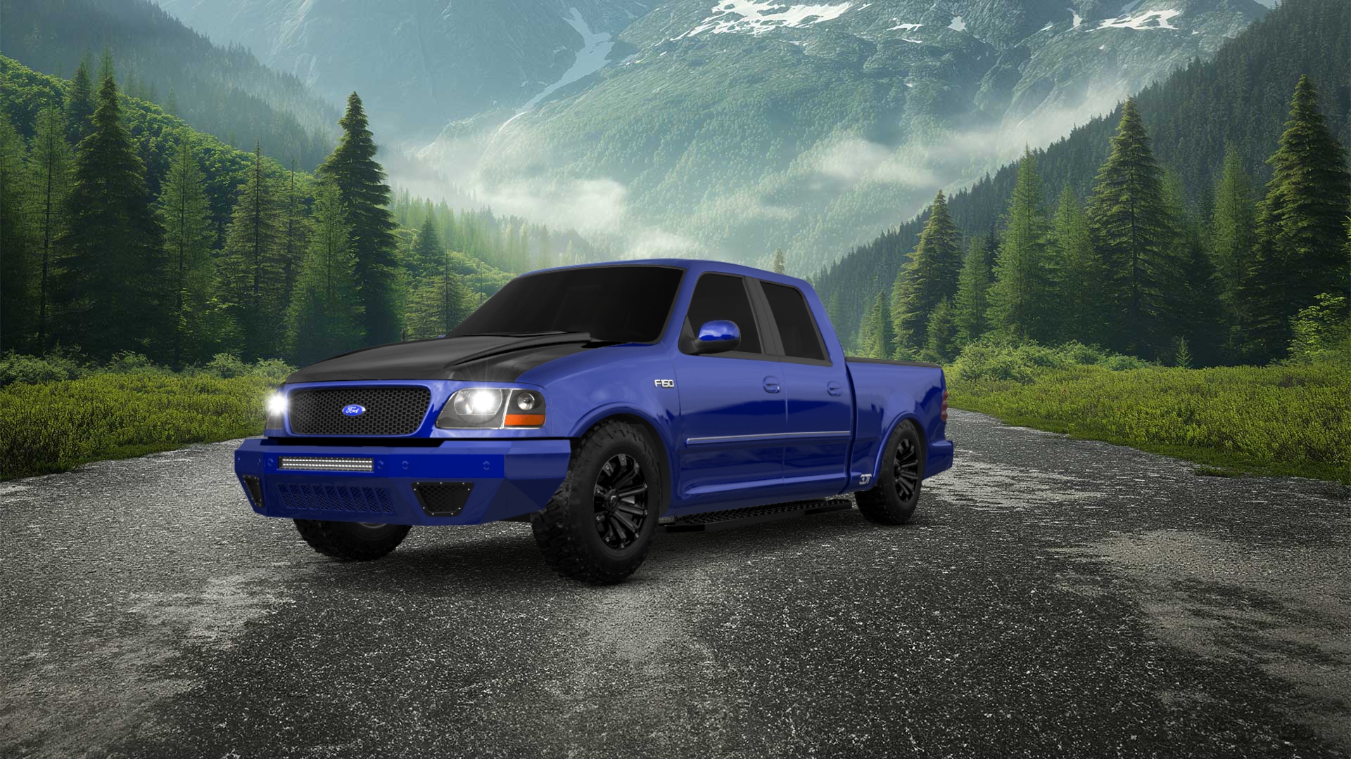 Ford F-150 SuperCrew 4 Door pickup truck 1997