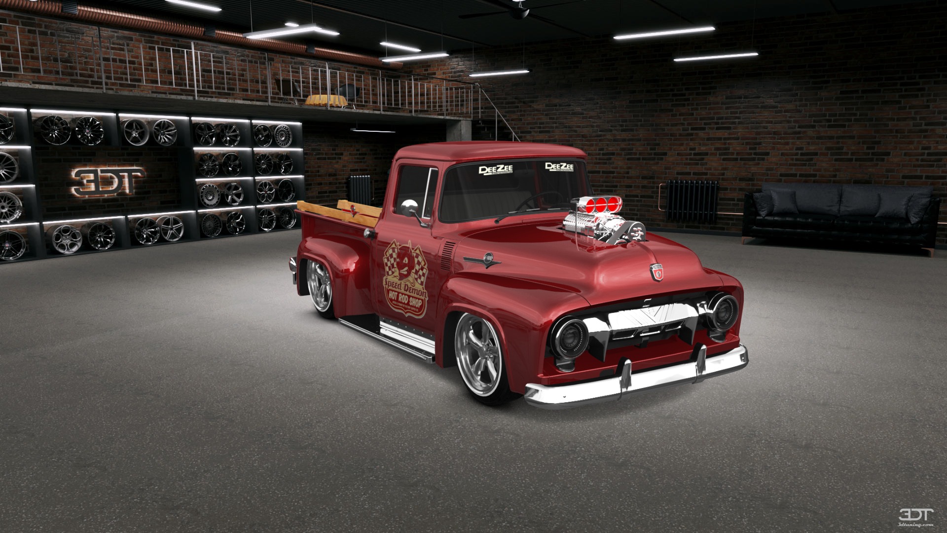 Ford F-100 2 Door truck 1956 tuning