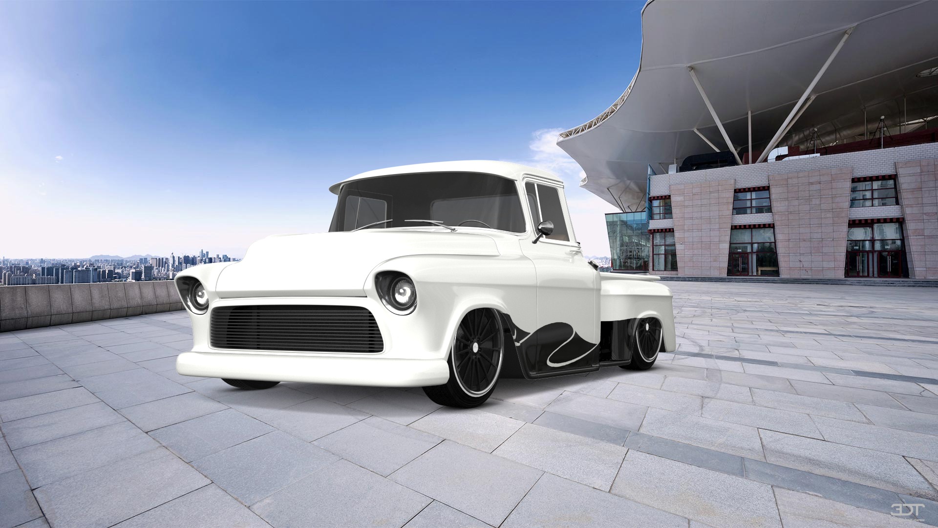 Tuning Chevrolet 3100 2 Door pickup truck 1955