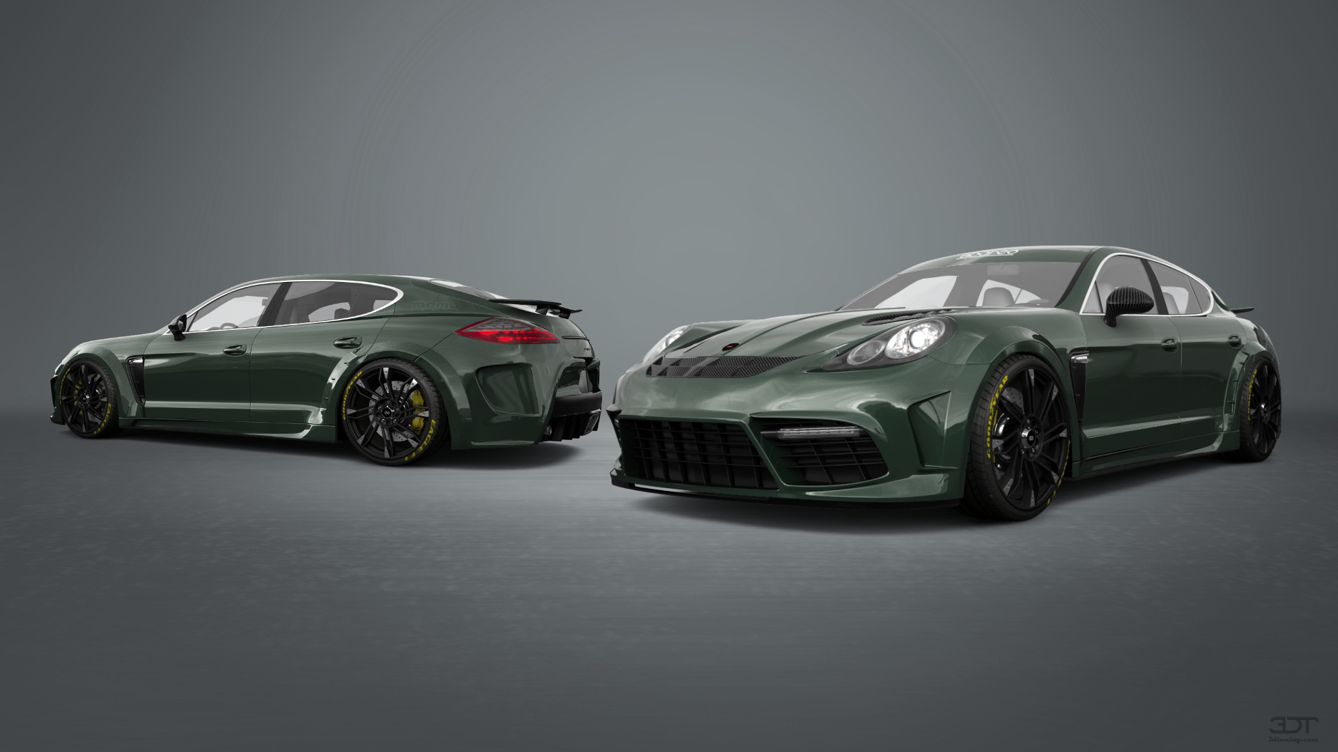 Porsche Panamera 4 door fastback saloon 2011 tuning