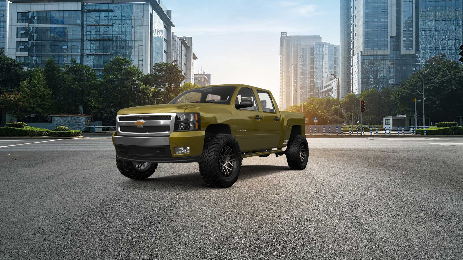 Chevrolet Silverado 1500 Crew Cab 4 Door pickup truck 2007 tuning