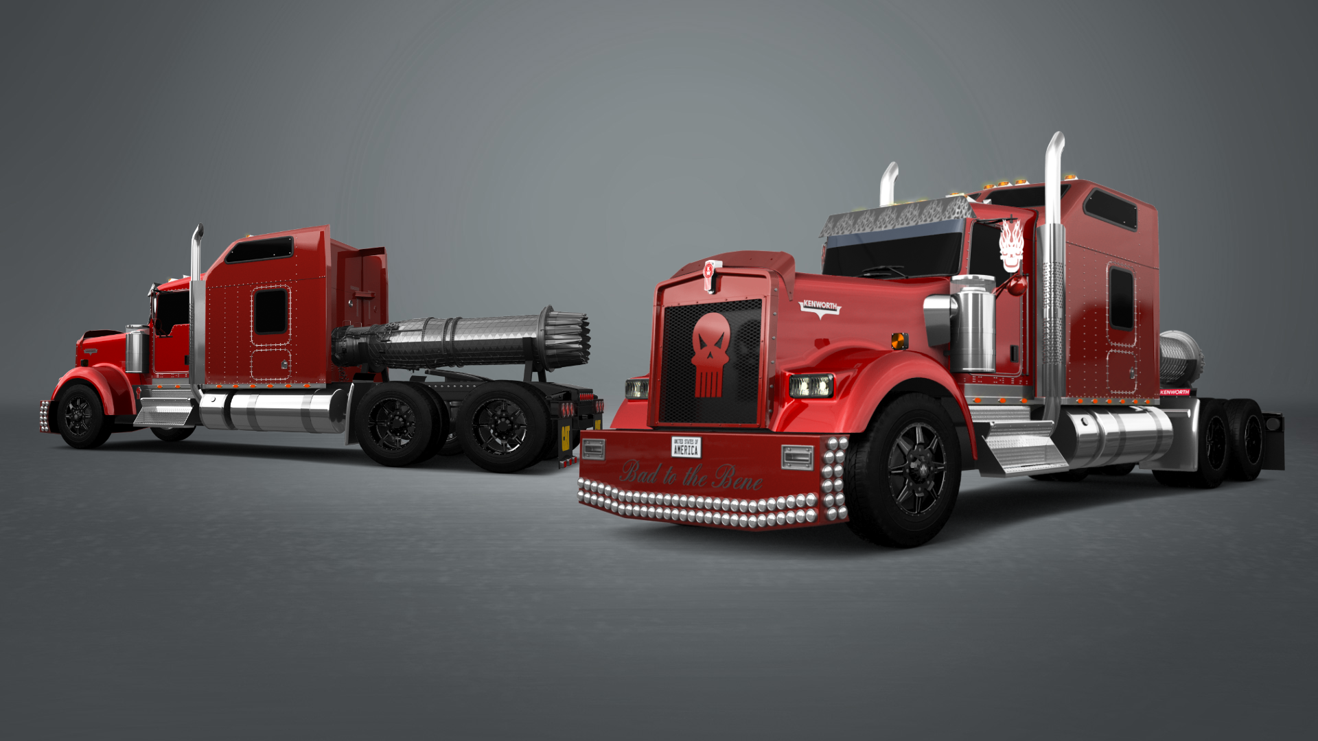 Kenworth W900 Sleeper Cab Truck 2015