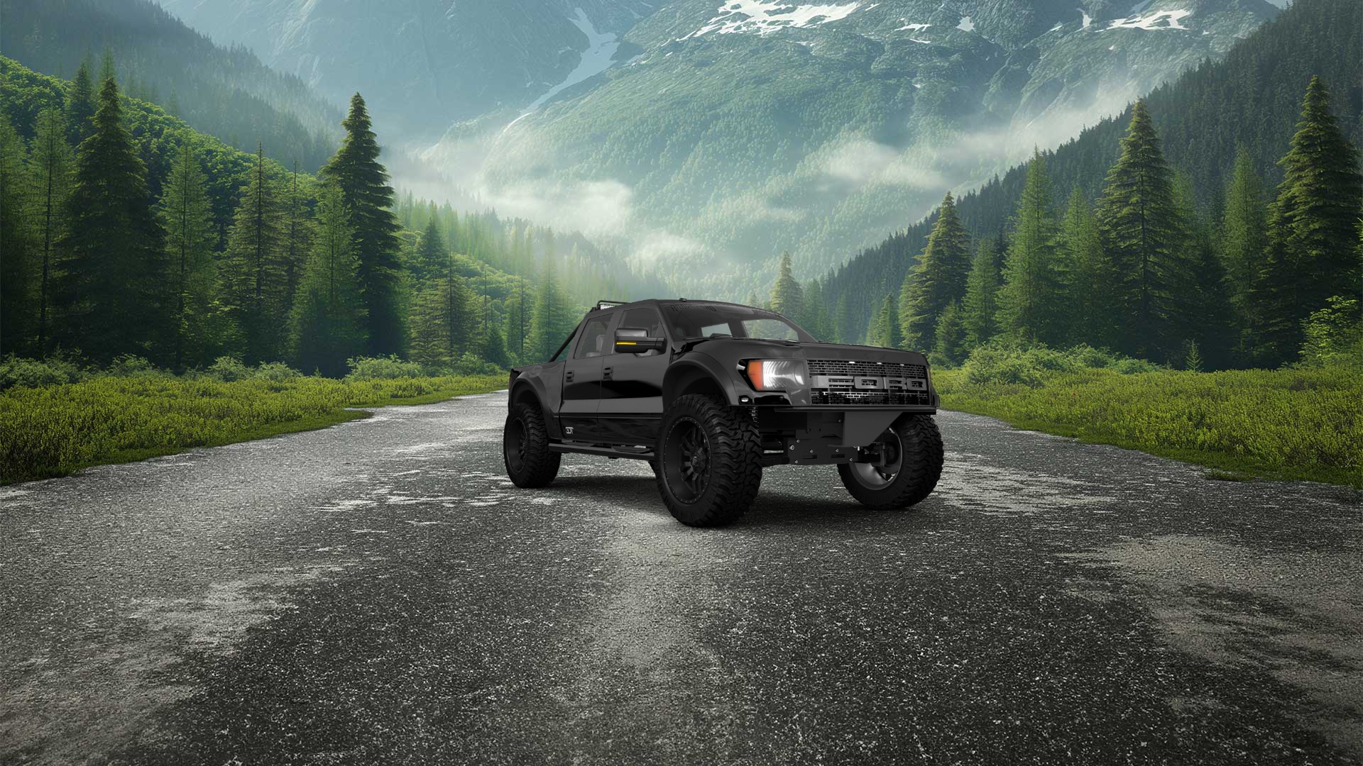 Ford F-150 SVT Raptor 4 Door pickup truck 2013
