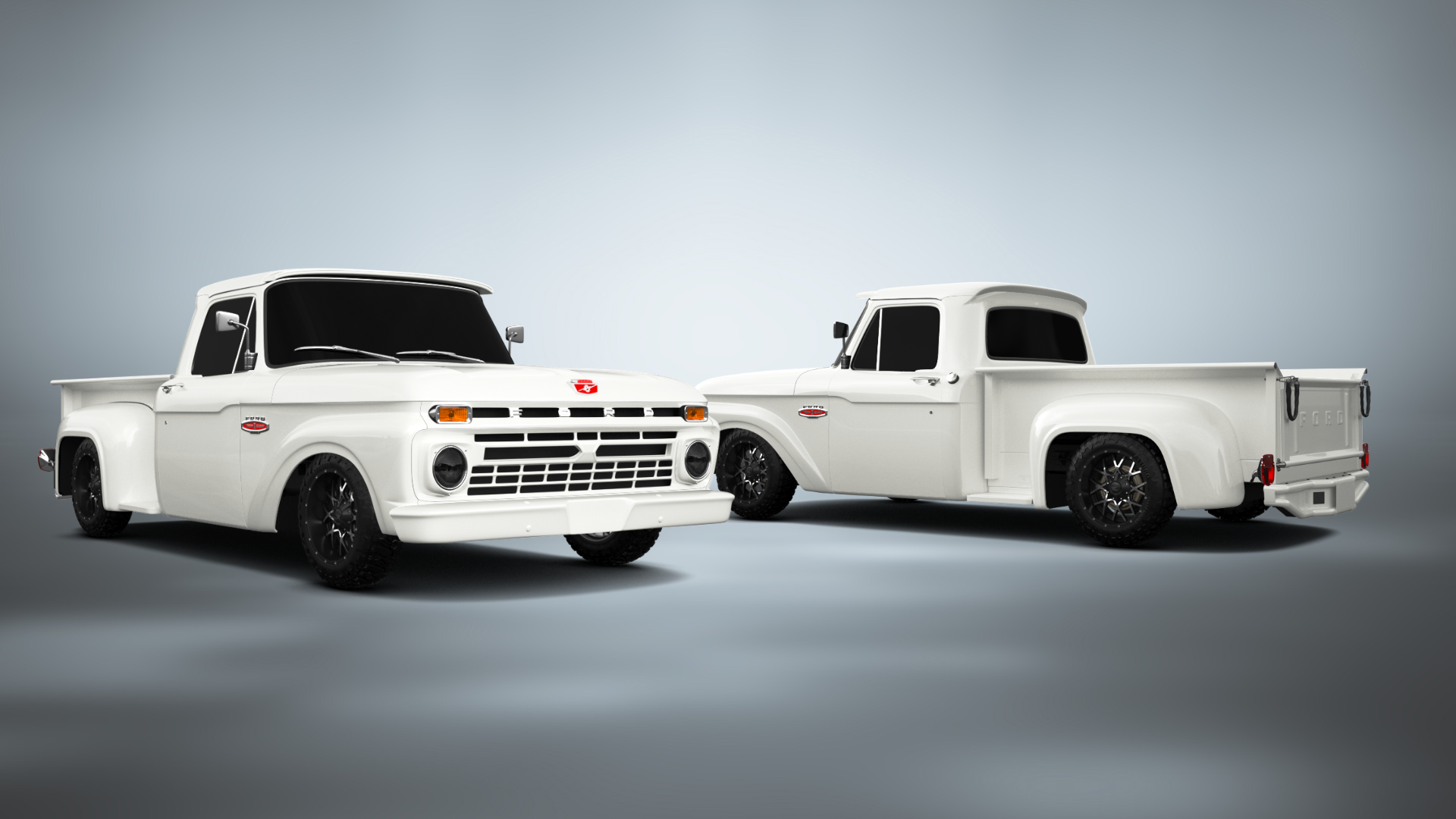 Ford F-100 Flareside 2 Door pickup truck 1961