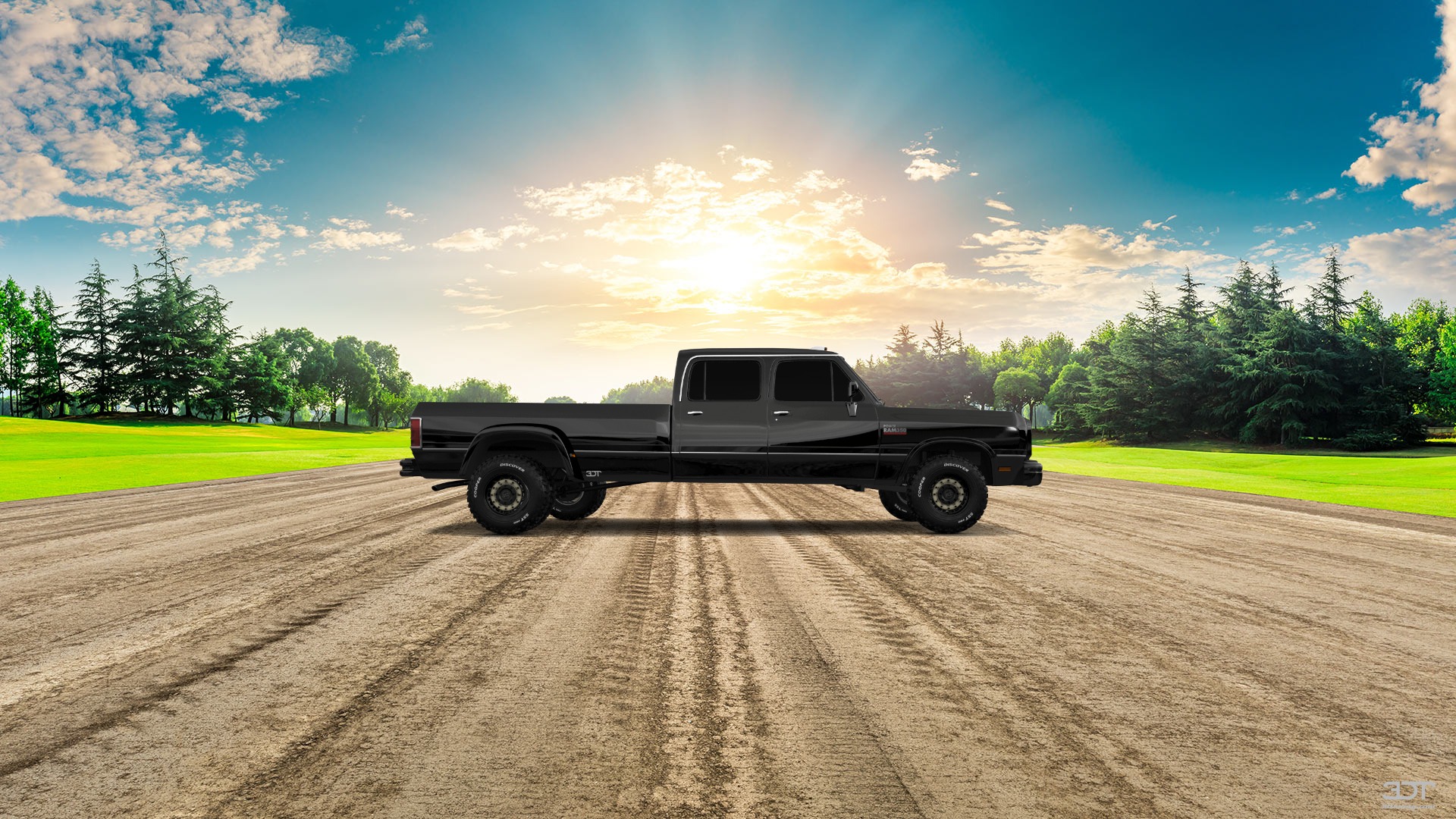 Dodge Ram 350 4 Door pickup truck 1991
