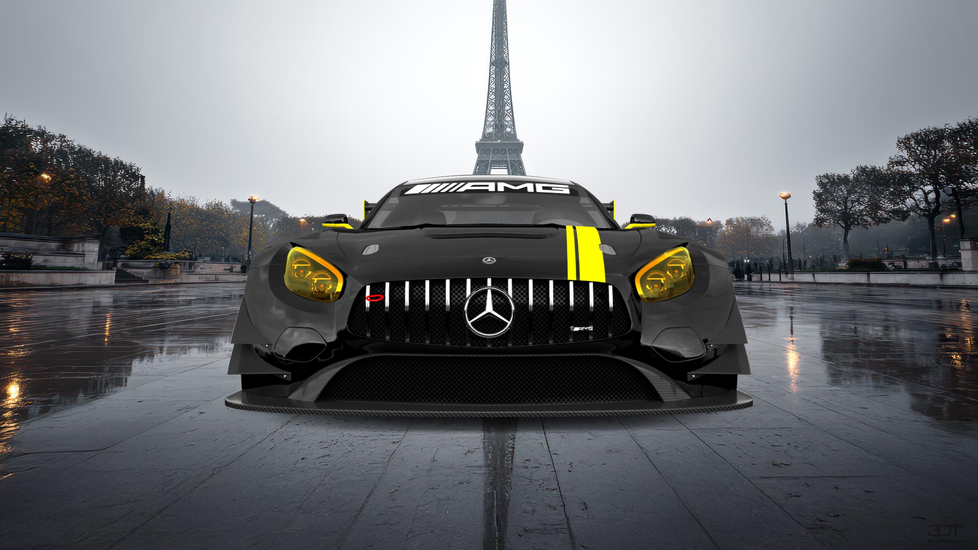 Mercedes AMG GT 2 door fastback coupe 2015 tuning