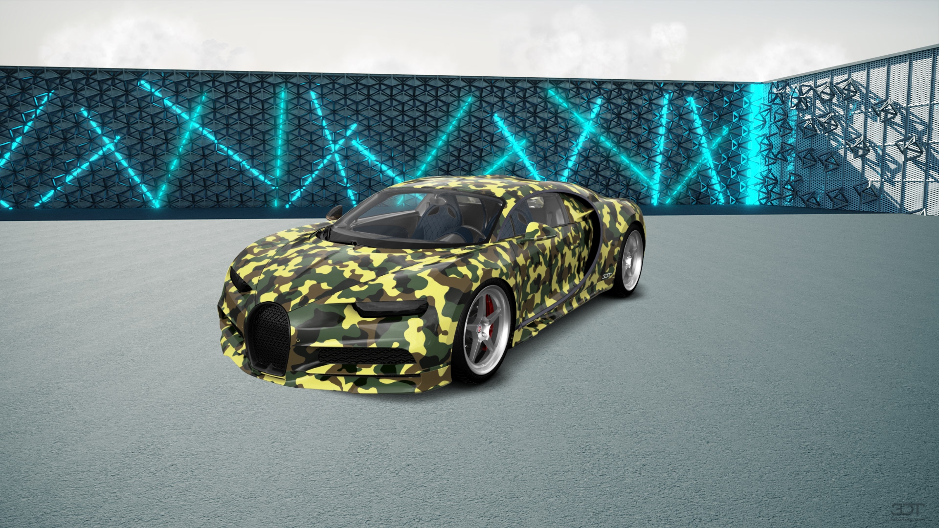 Bugatti Chiron 2 Door Coupe 2016 tuning