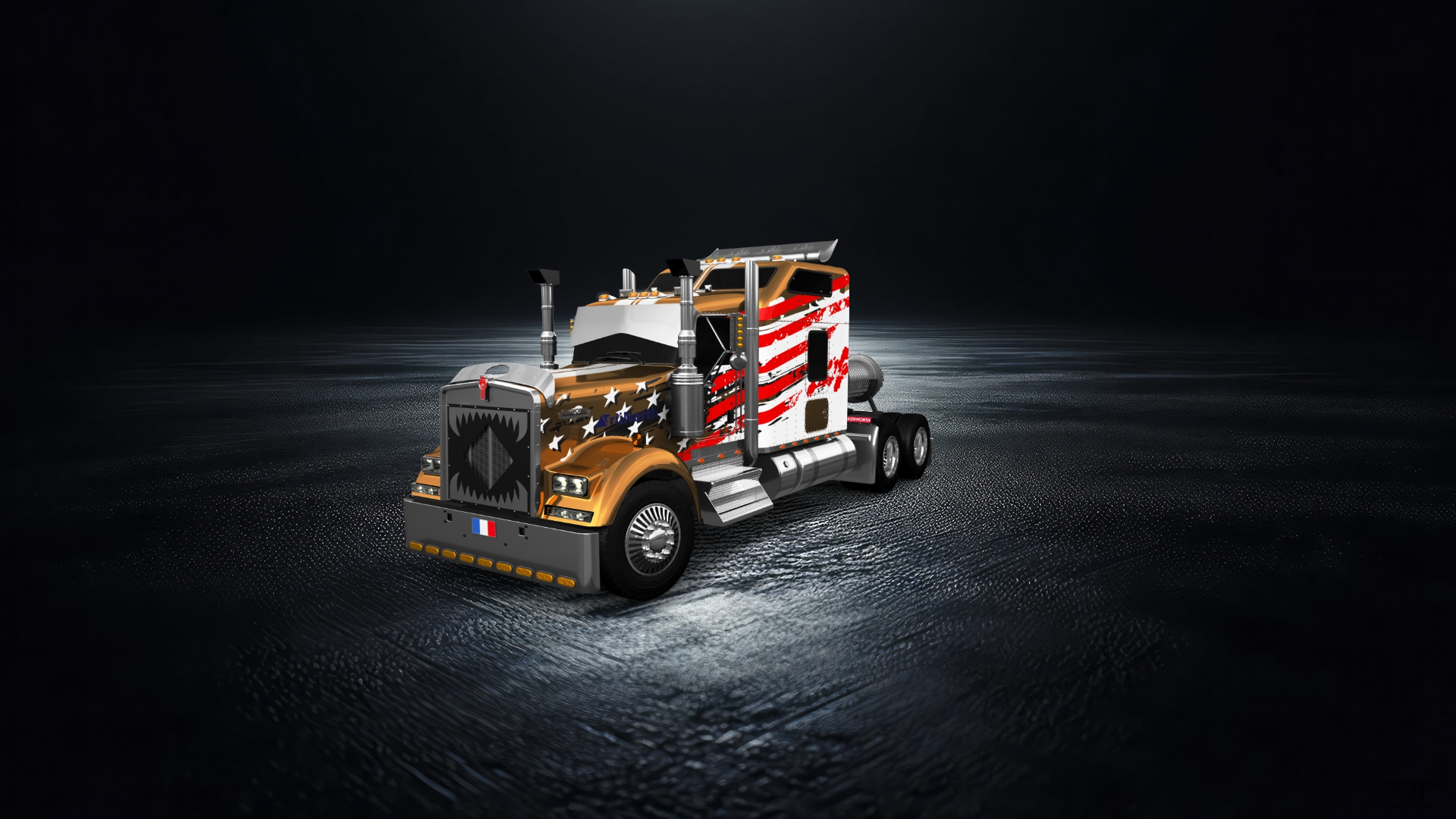 Kenworth W900 Sleeper Cab Truck 2015