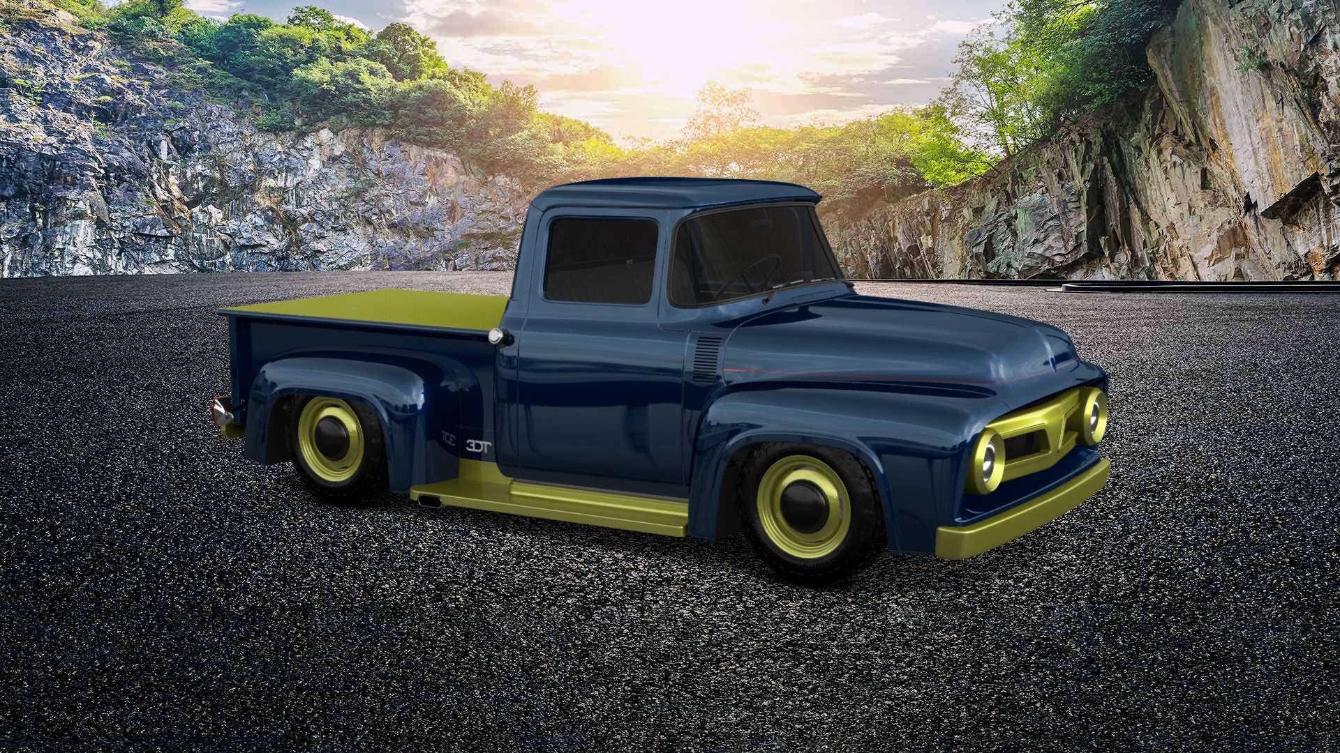 Ford F-100 2 Door truck 1956 tuning