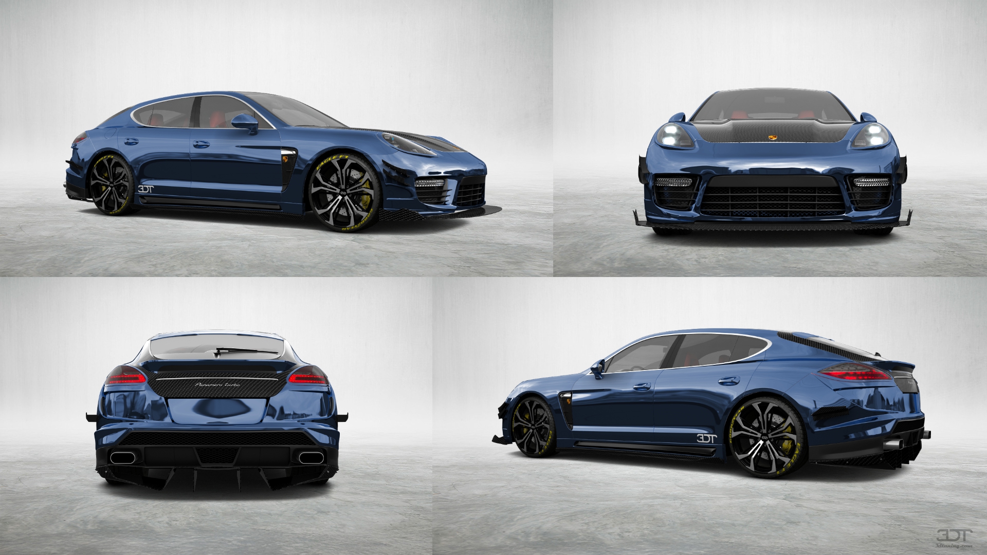 Porsche Panamera 4 door fastback saloon 2011 tuning
