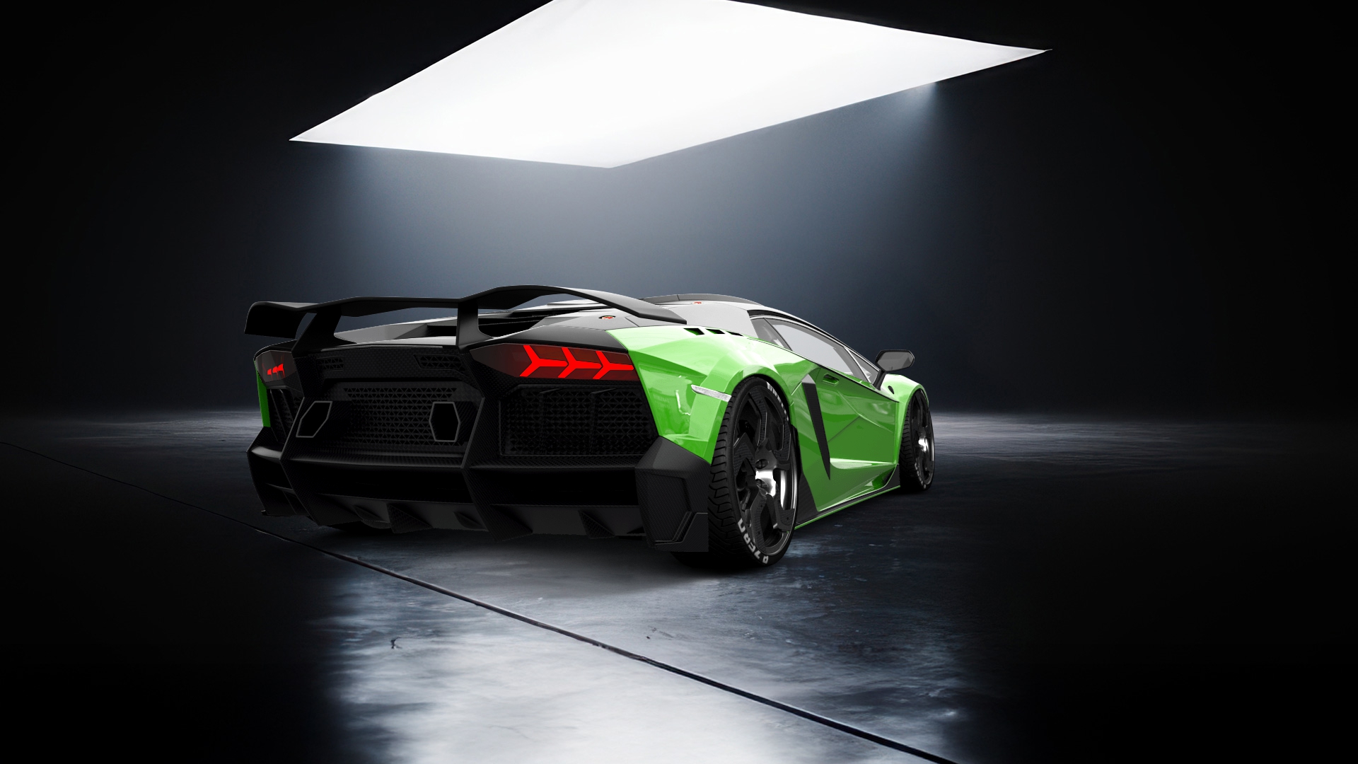 Lamborghini Aventador 2 Door Coupe 2012 tuning