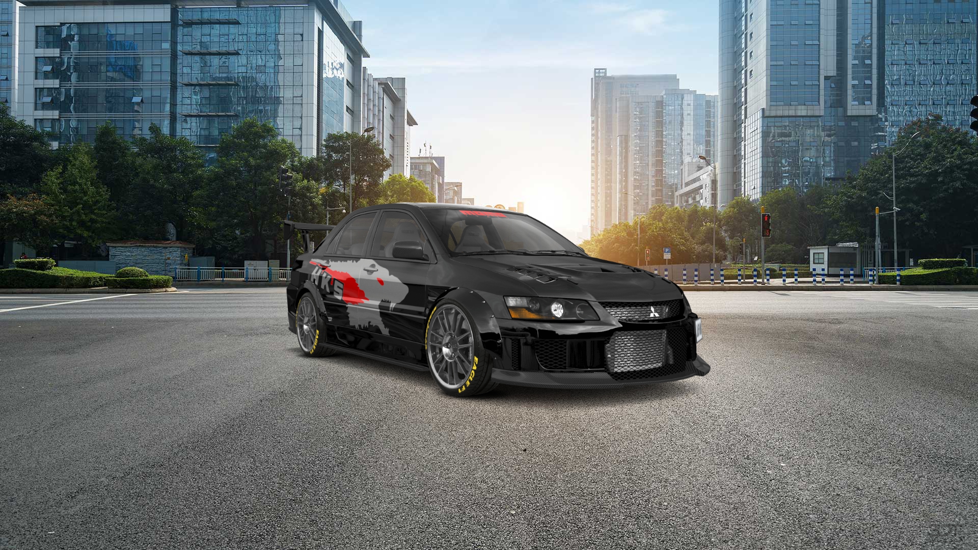 Mitsubishi Lancer Evo IX 4 Door Saloon 2005 tuning