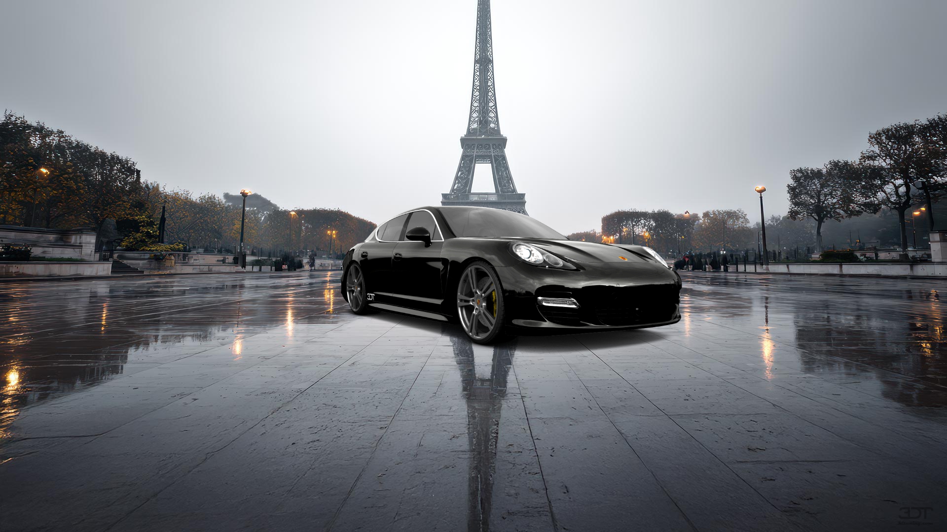 Porsche Panamera 4 door fastback saloon 2011 tuning