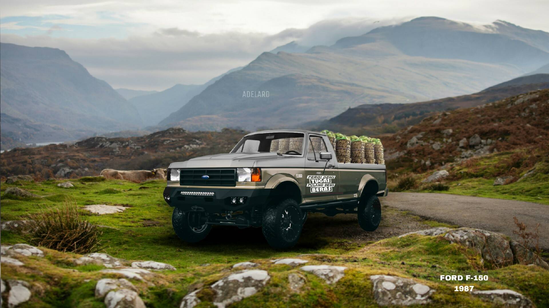 Ford F-150 2 Door pickup truck 1987 图片